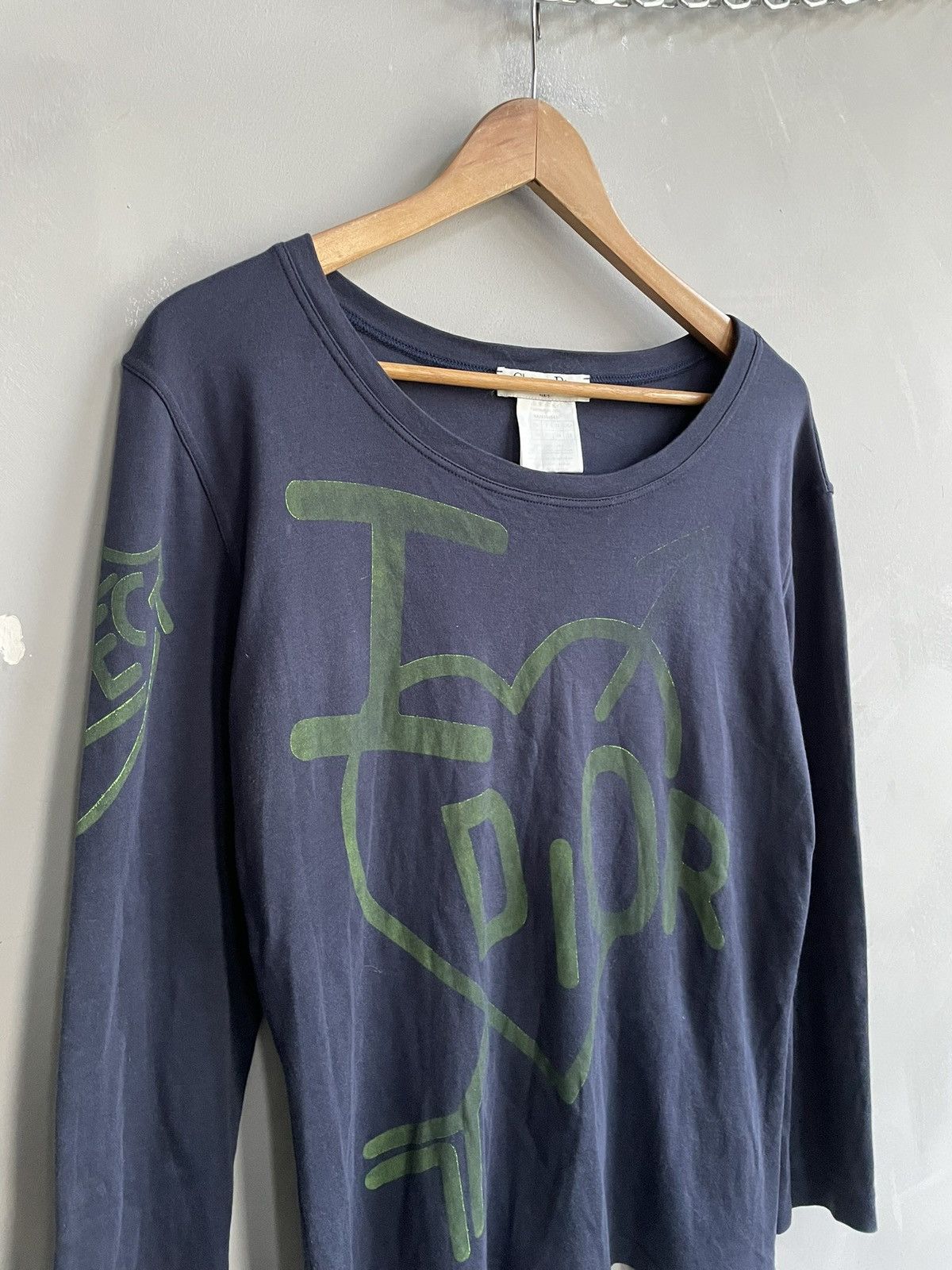 Dior Dior Blue rare Longsleeve Luxury Hey Skool Girl archive 00s Size US S / EU 44-46 / 1 - 3 Thumbnail