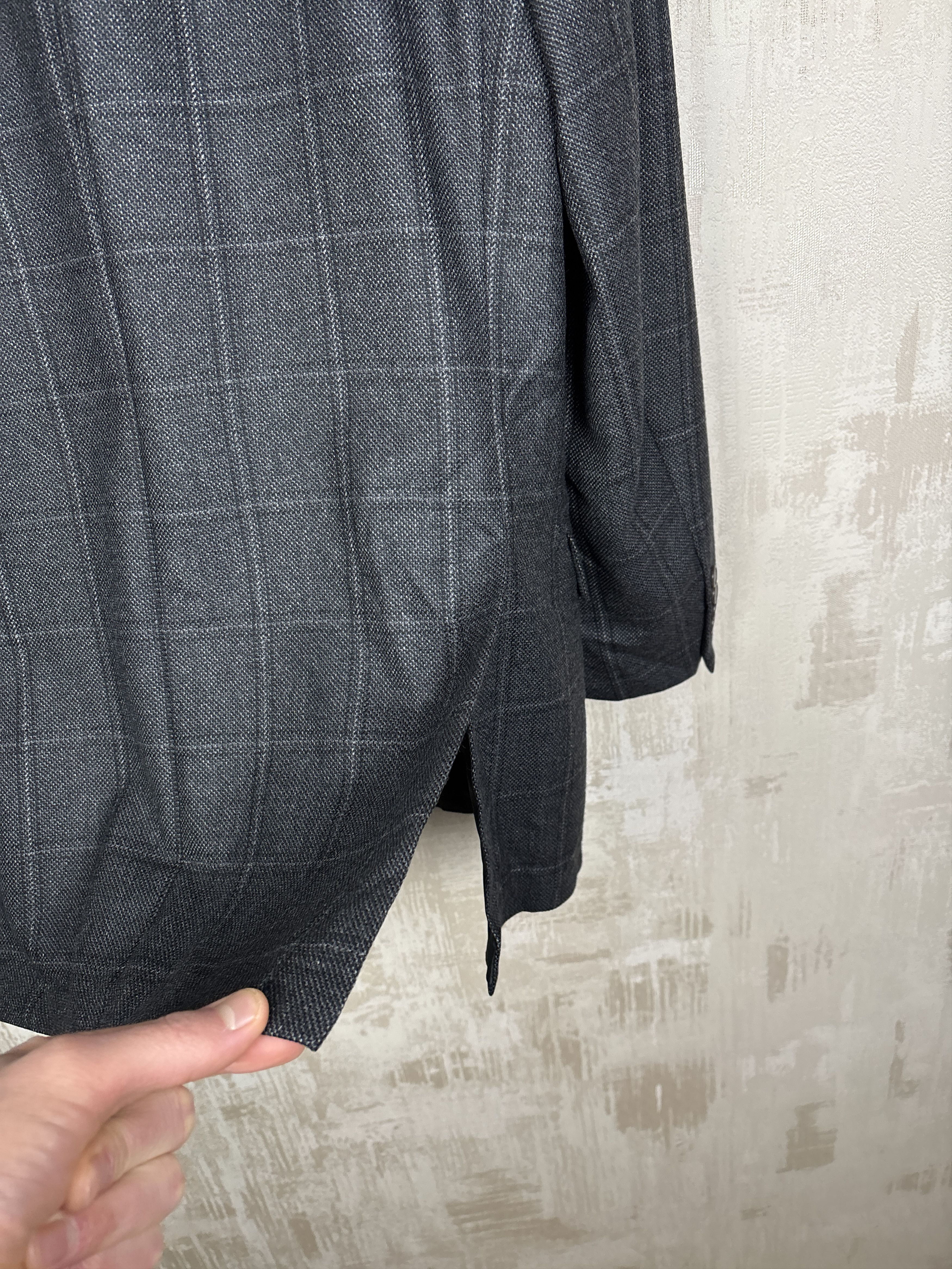 Other Mario Barutti x Cashalana Wool Cashmere Blend Check Blazer Size 38R - 18 Thumbnail