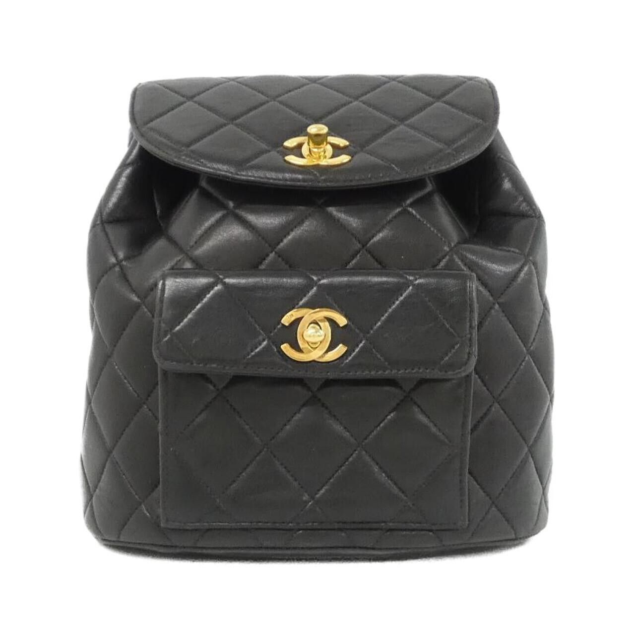 Chanel Chanel Chanel Lambskin Backpack Leather Backpack DUTY FREE for USA Size ONE SIZE - 1 Thumbnail