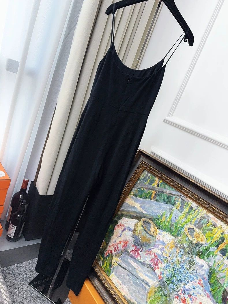 Chanel Chanel Black jumpsuit trousers Size 25" / US 0 / IT 36 - 2 Thumbnail