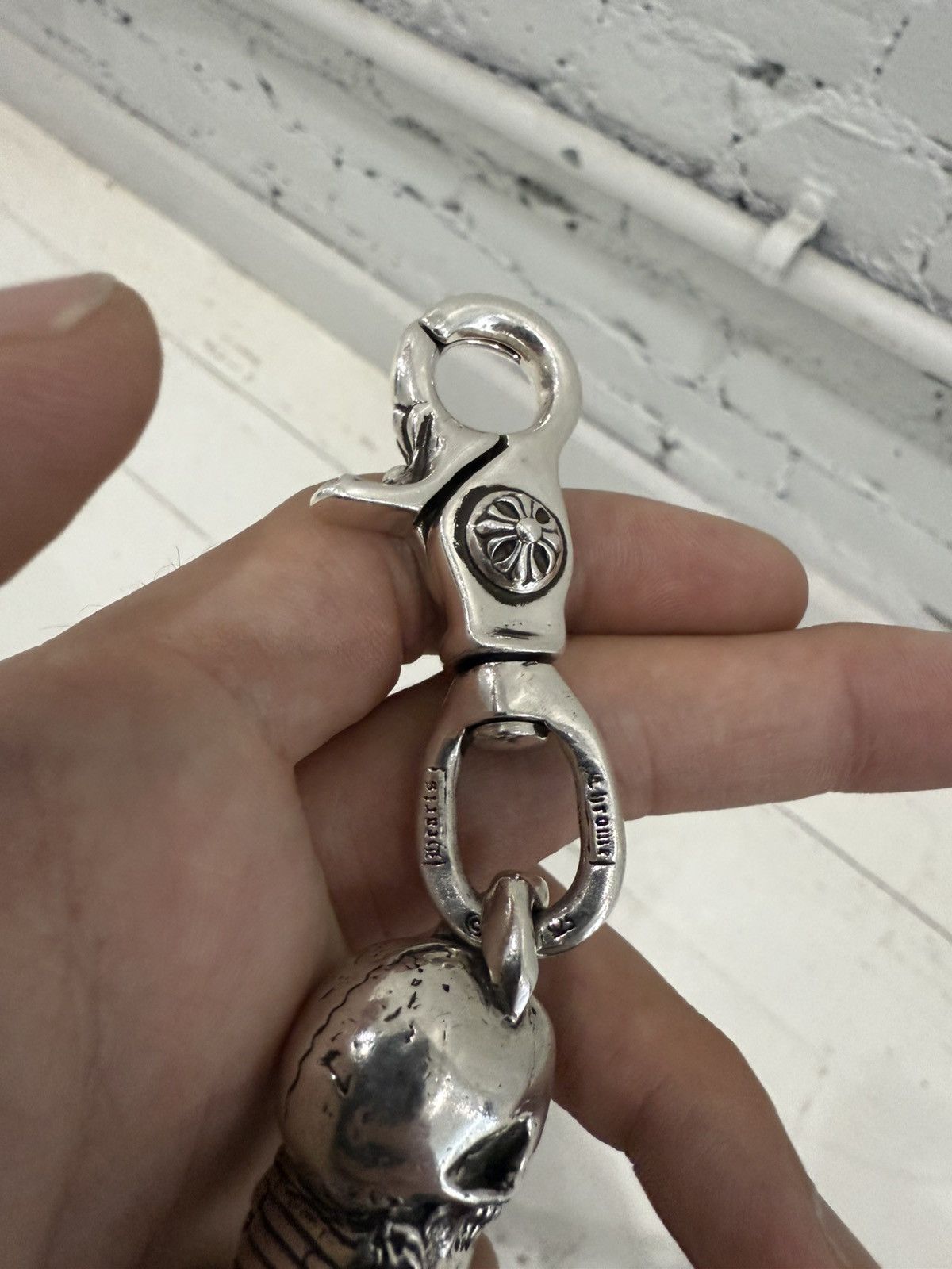 Chrome Hearts Chrome Hearts XL Foti Skull Wallet Chain Size ONE SIZE - 4 Thumbnail