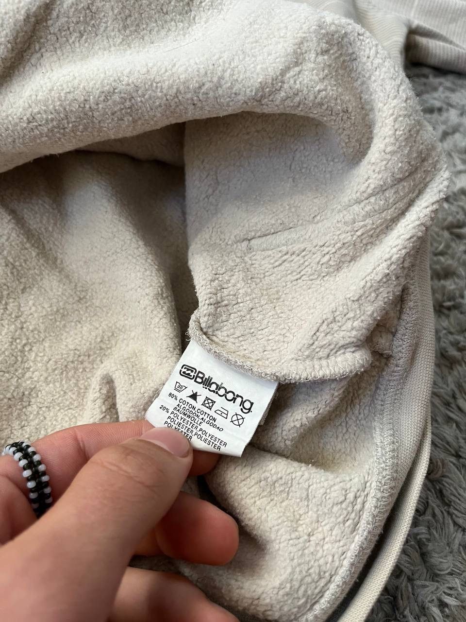 Billabong × Vintage 00s Billabong Zip-Hoodie Vintage Streetwear Big Logo Sk8 Y2k Size US S / EU 44-46 / 1 - 8 Thumbnail
