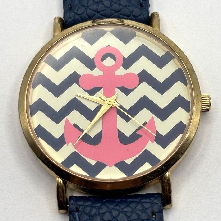 Other Gold & Blue Anchor Men's Watch Size ONE SIZE - 2 Thumbnail