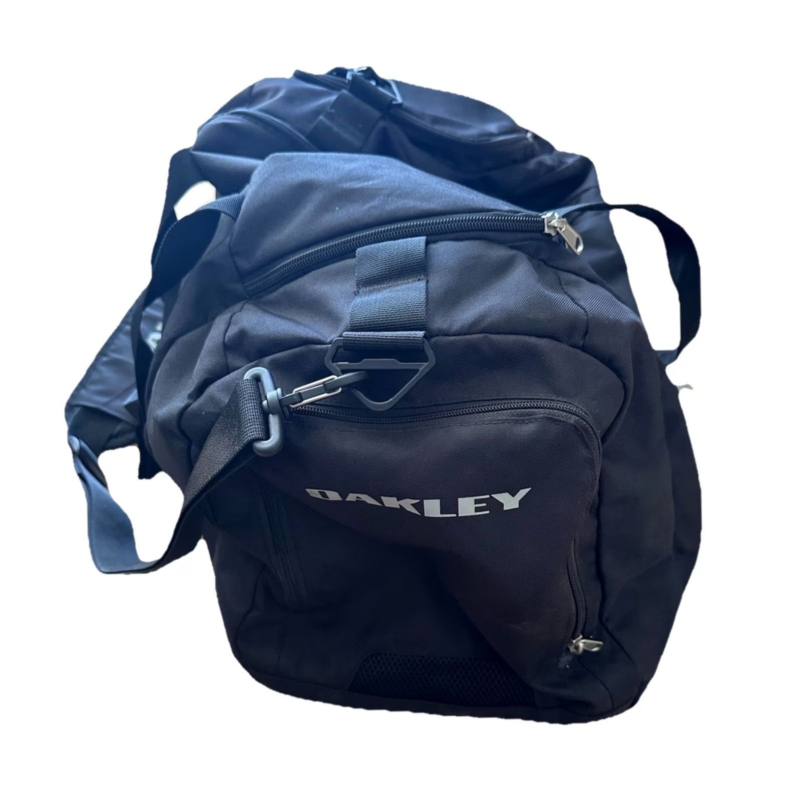 Oakley Oakley Duffel Bag Duffle Unisex Adults Large Black Polyester Travel Sports Size ONE SIZE - 5 Thumbnail