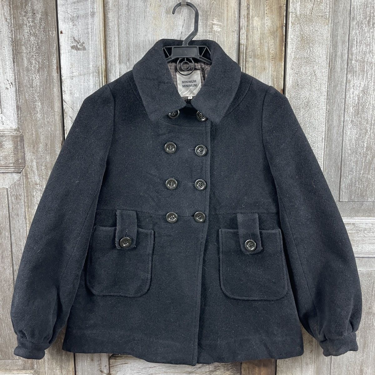 Minimum × Vintage Vintage Minimun Black Coat Size S / US 4 / IT 40 - 1 Thumbnail