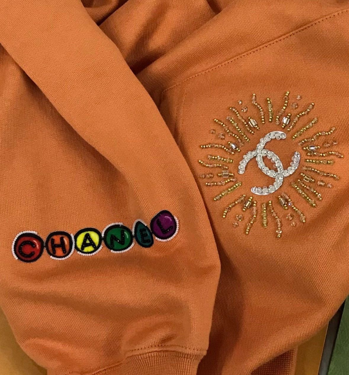 Chanel Chanel pharell hoodie orange Size US M / EU 48-50 / 2 - 4 Thumbnail