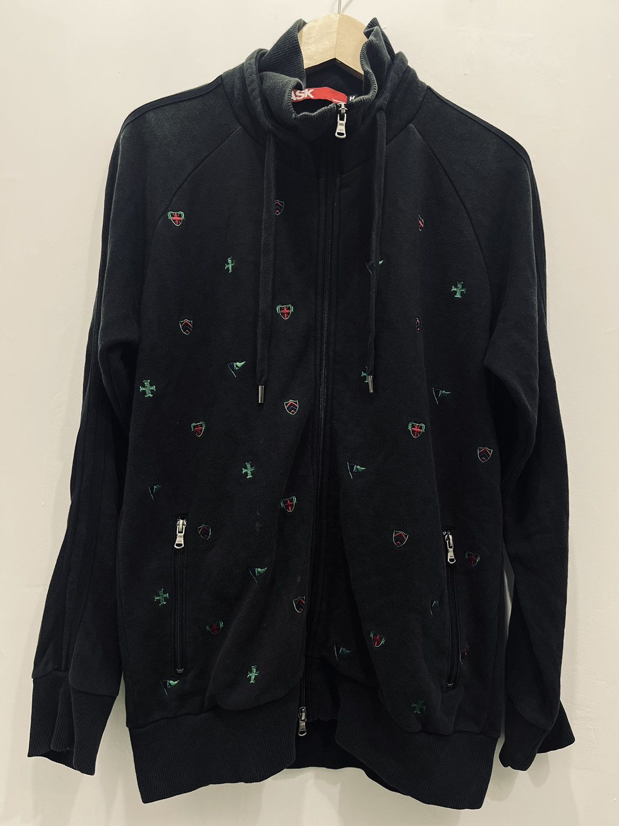 Japanese Brand Ask Enquired Mini Cross Emboidery Jacket Size US M / EU 48-50 / 2 - 1 Thumbnail