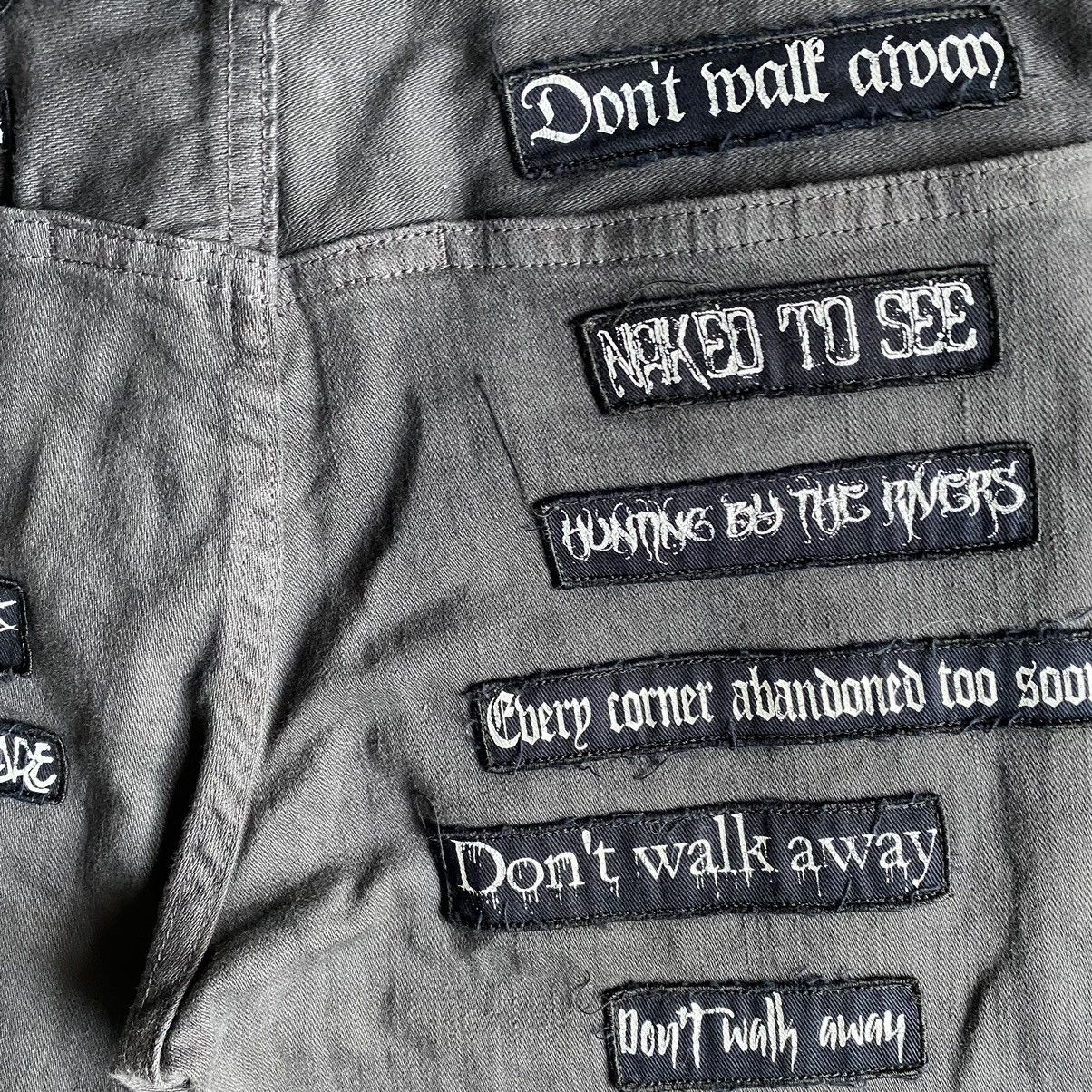 Undercover SS18 Joy Division Patch Skinny Jeans Size US 30 / EU 46 - 7 Thumbnail