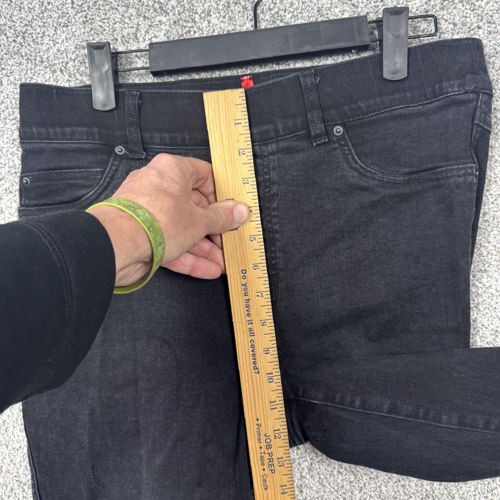 Spanx Spanx Jeans Womens L Tall Black High Rise Slim Stretch Shaping Jegging 31x29 Size 36" / US 14 / IT 50 - 6 Thumbnail