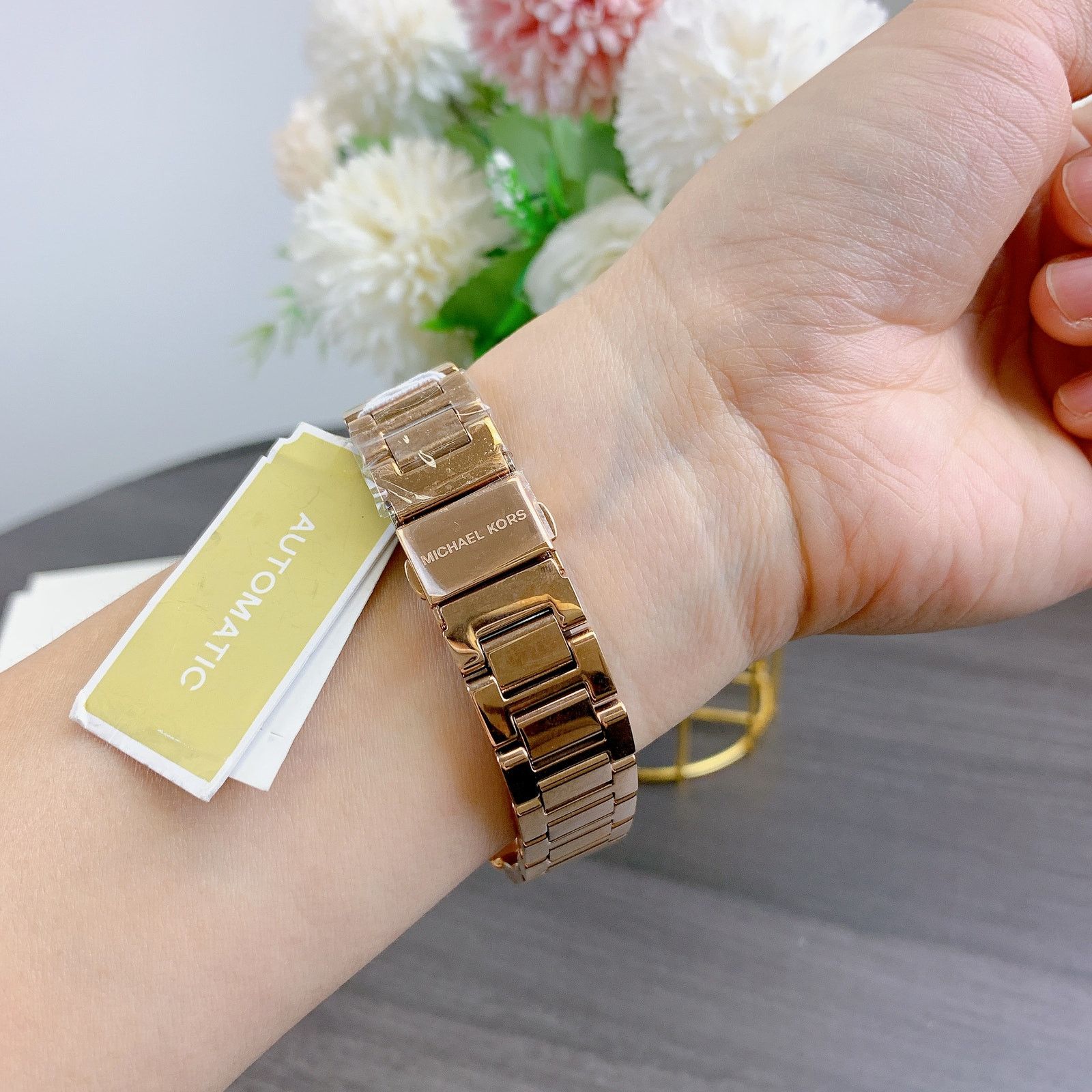 Michael Kors Michael Kors MK9051 Sage Three-Hand Rose Gold-Tone Size ONE SIZE - 3 Thumbnail