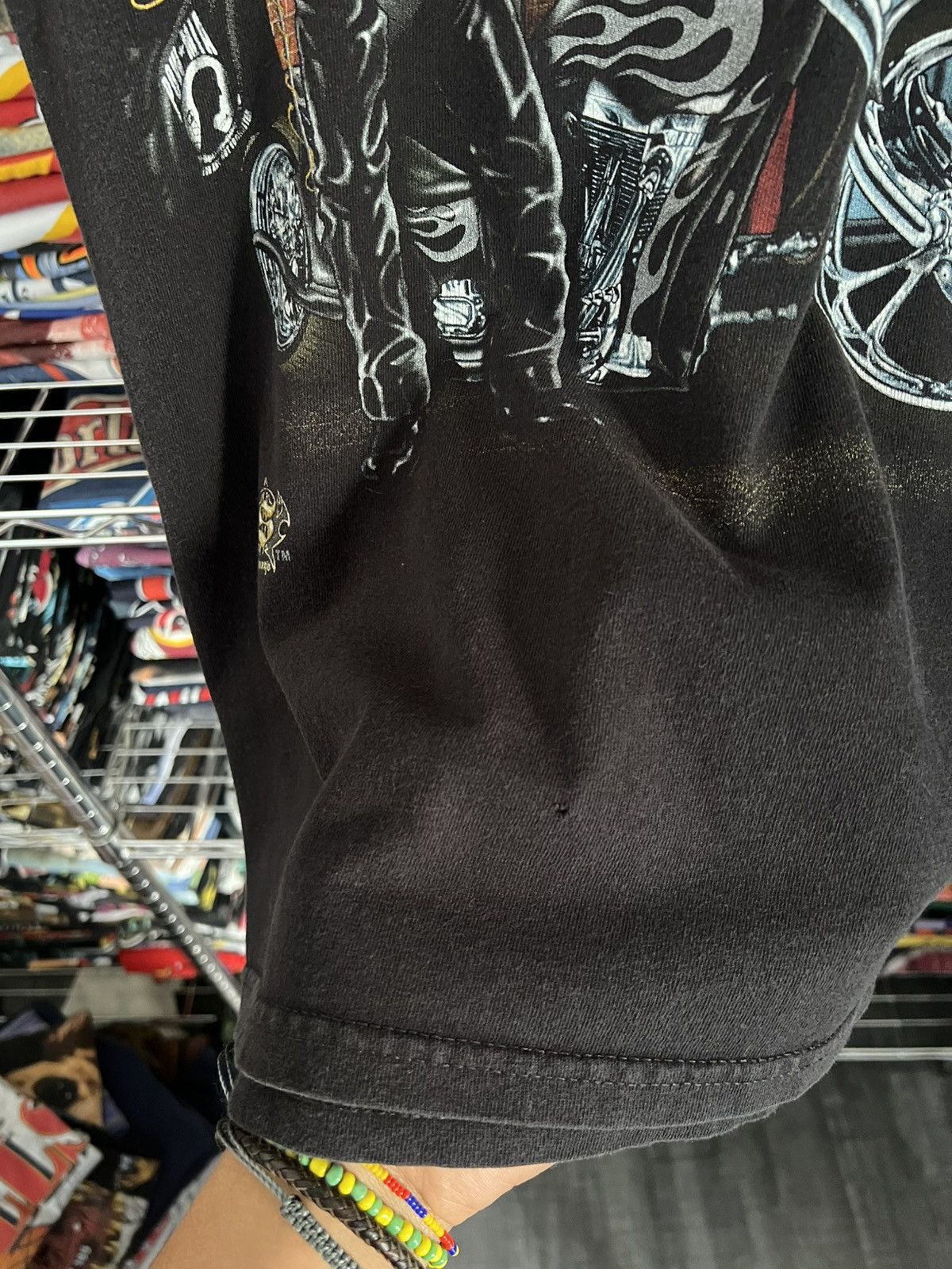 Harley Davidson 2000s Sturgis Skull Johnny’s Lived to Ride Choppers Tee Size US L / EU 52-54 / 3 - 5 Thumbnail