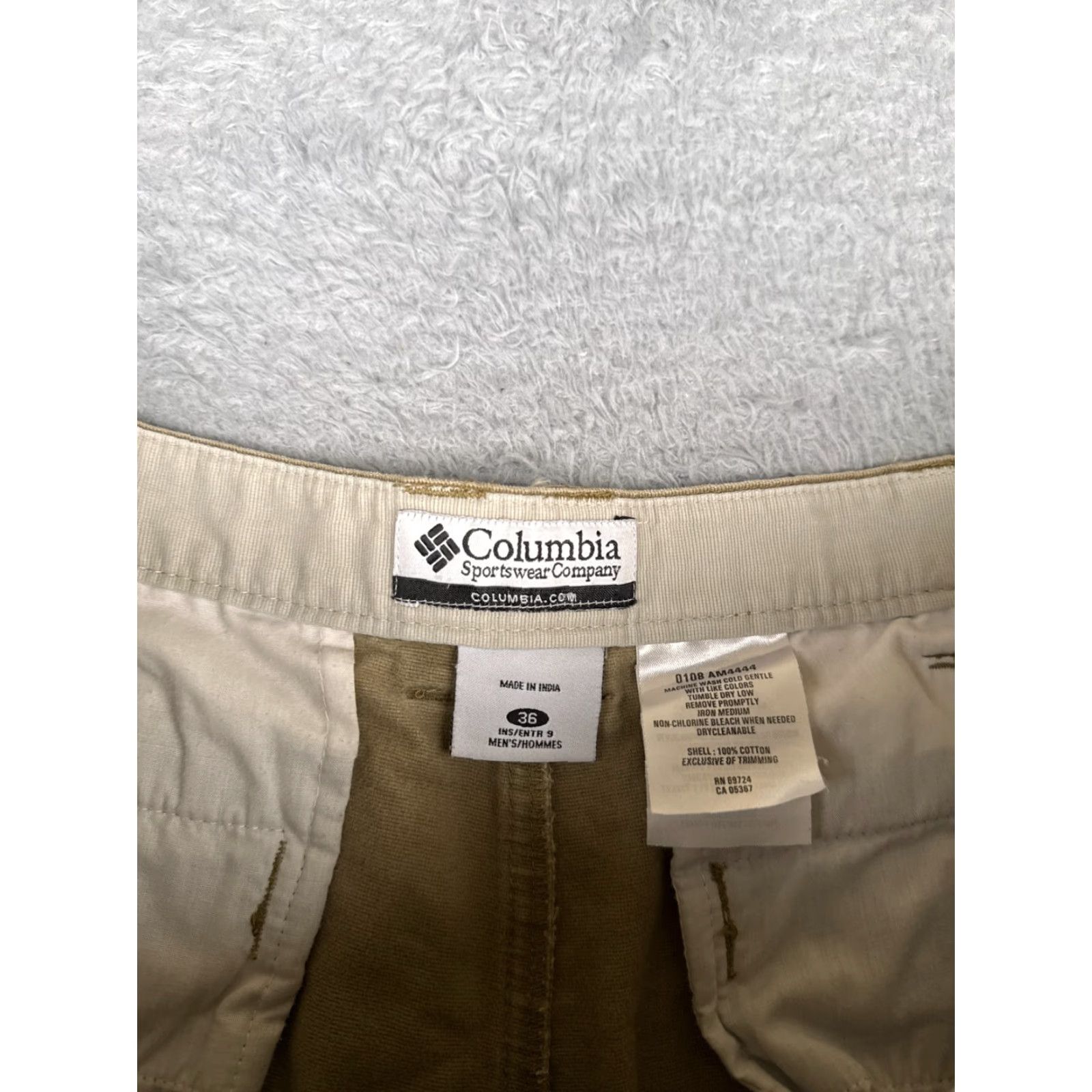 Vintage VINTAGE Columbia Shorts Mens 36 Beige Cargo Carpenter Cotton Patches 36x9 Size US 36 / EU 52 - 7 Thumbnail