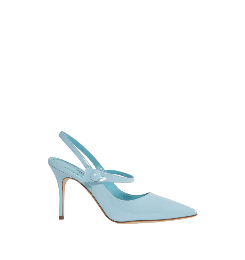 Manolo Blahnik o1h1sh10624 Pump in Light Blue Size US 6 / IT 36 - 1 Thumbnail