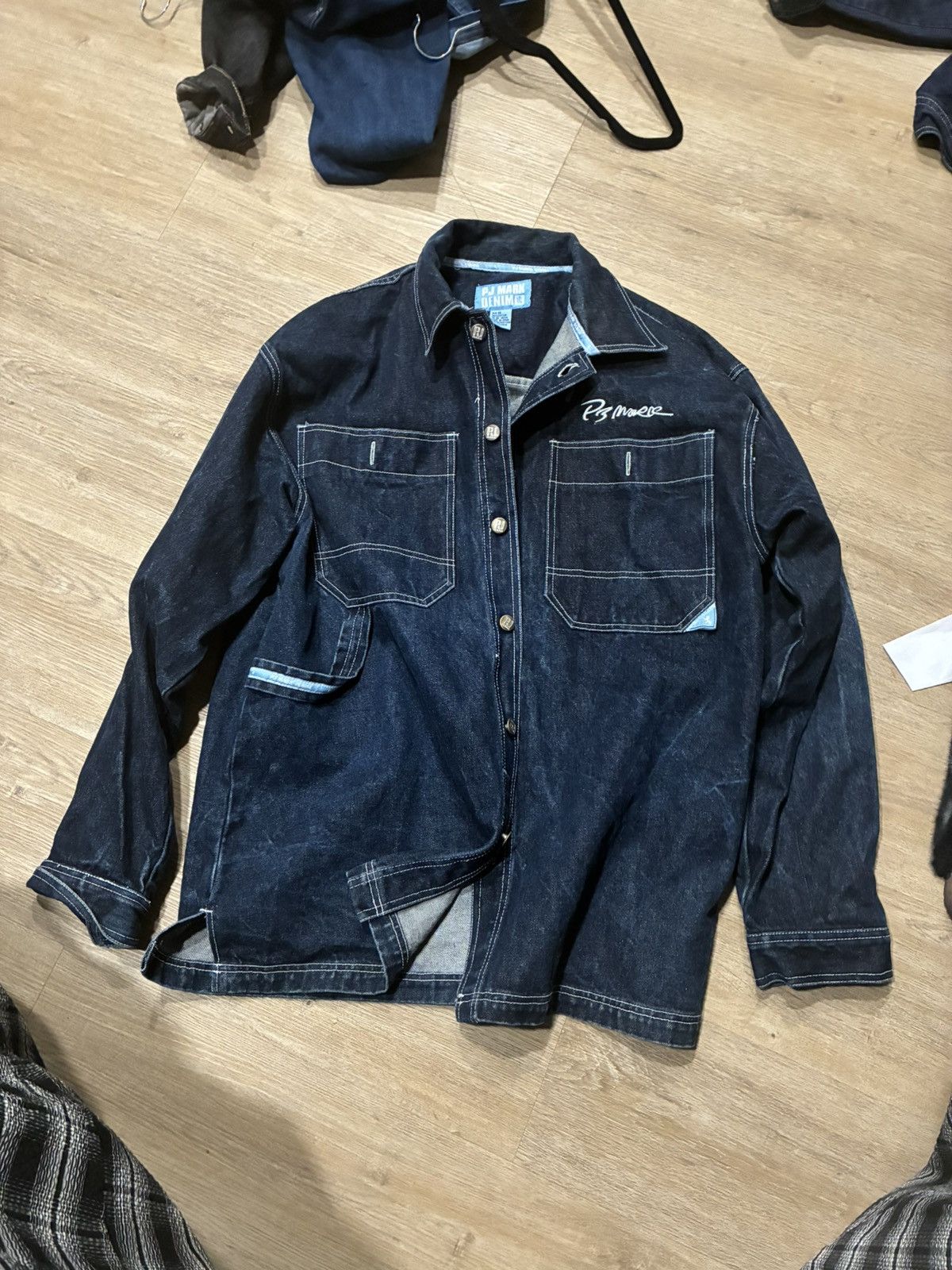 Other Denim Jacket With Colorful Graphic Print Size XL Size US XL / EU 56 / 4 - 1 Thumbnail