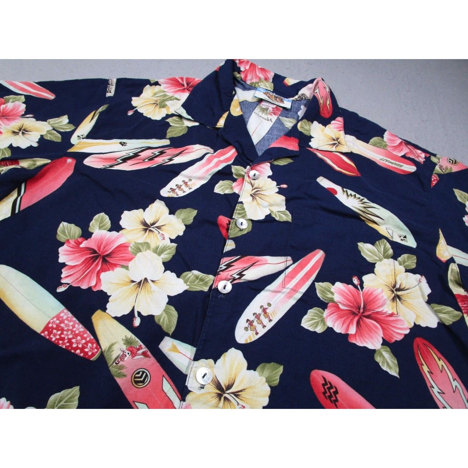 Vintage VINTAGE Matt Rider Shirt Mens Large Blue Button Up Laguna Beach California Surfboards Size US L / EU 52-54 / 3 - 2 Thumbnail