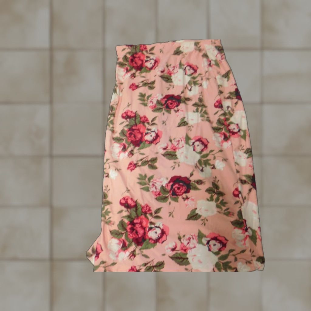 Pinko Hot Gal Skirt Womens Midi Pink Floral Zip Zipper Straight Pencil Lined Regular Size M Size 32" / US 10 / IT 46 - 1 Thumbnail