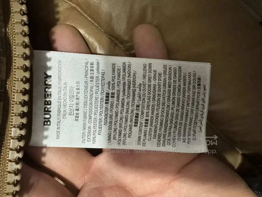 Burberry Burberry Logo Check Pattern Men's Puffer Jacket. Size US M / EU 48-50 / 2 - 4 Thumbnail