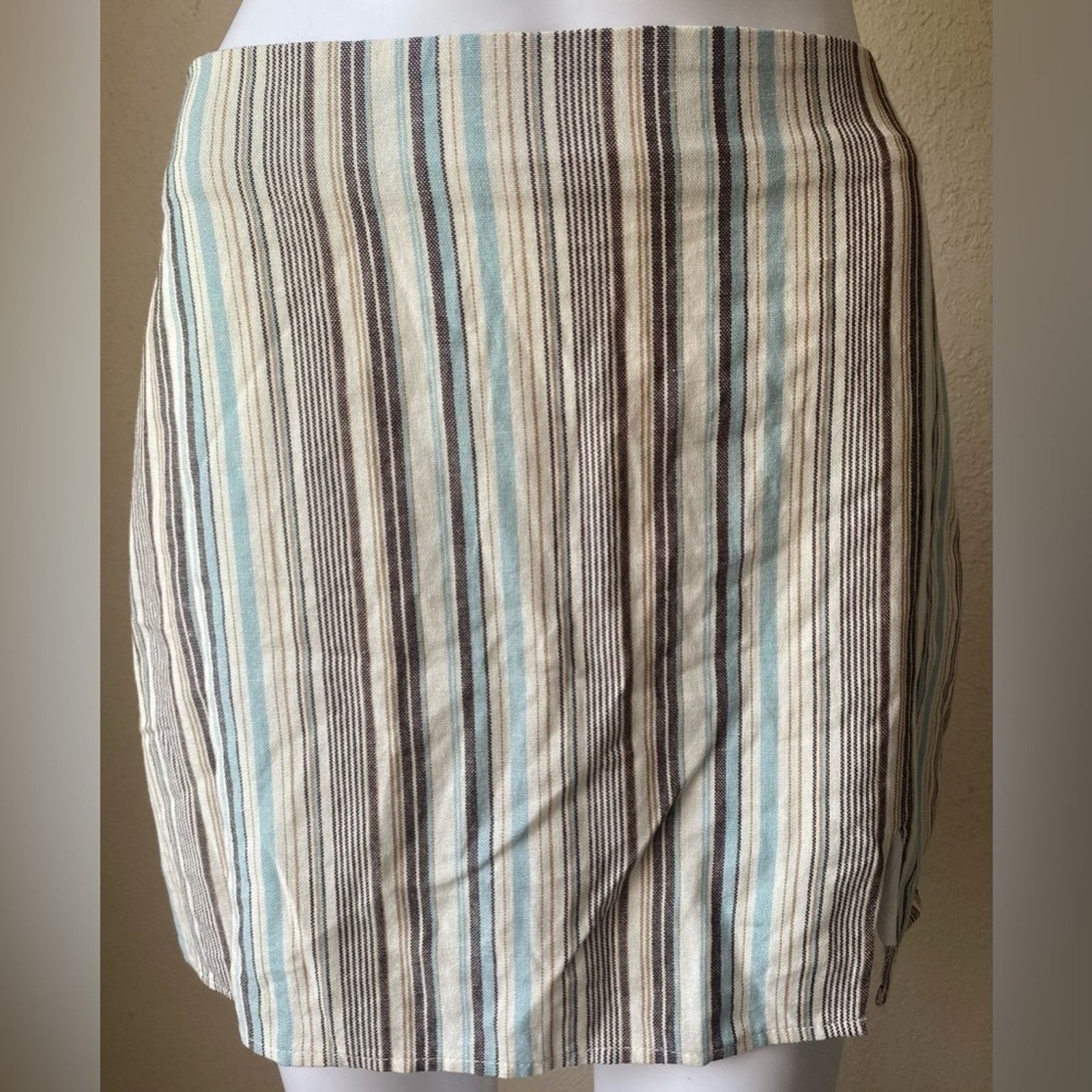 Other Altar’d State | Striped Short Mini Pencil Skirt | Small Size 22" - 1 Thumbnail