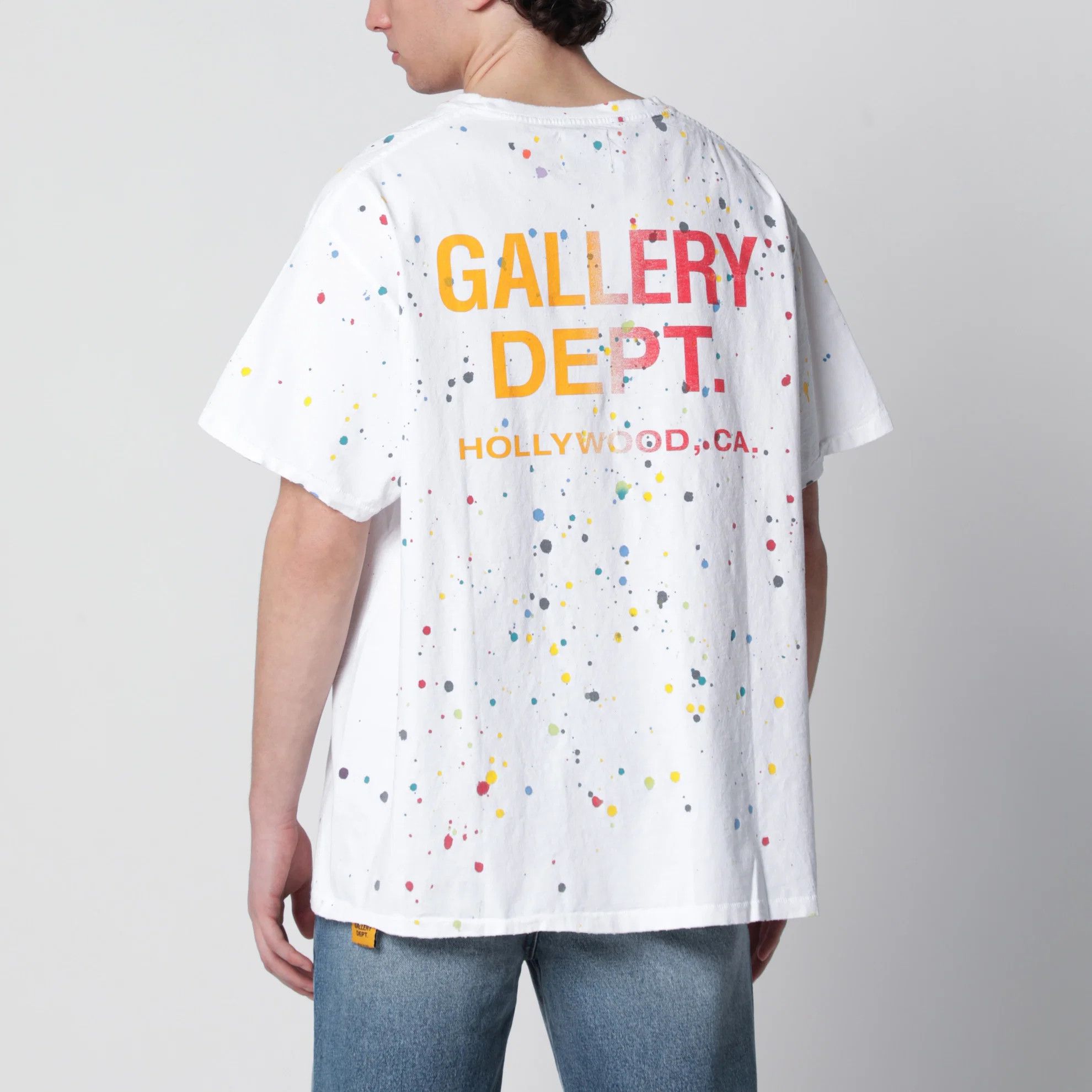 Gallery Dept. o1d2blof0426 Logo Print Short Sleeve T-Shirt in White Size US M / EU 48-50 / 2 - 3 Thumbnail