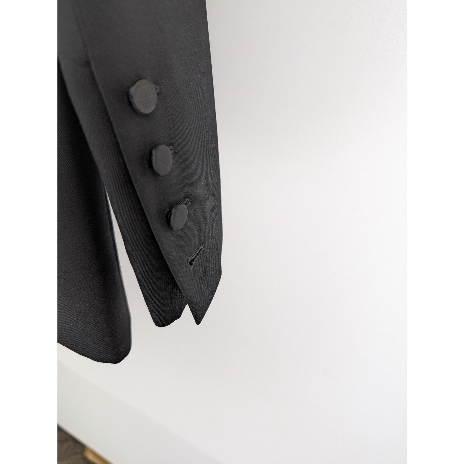 Saint Laurent Paris o1rshd1 Tuxedo Deneuve Grain De Poudre Organique Jacket Size US L / EU 52-54 / 3 - 12 Thumbnail