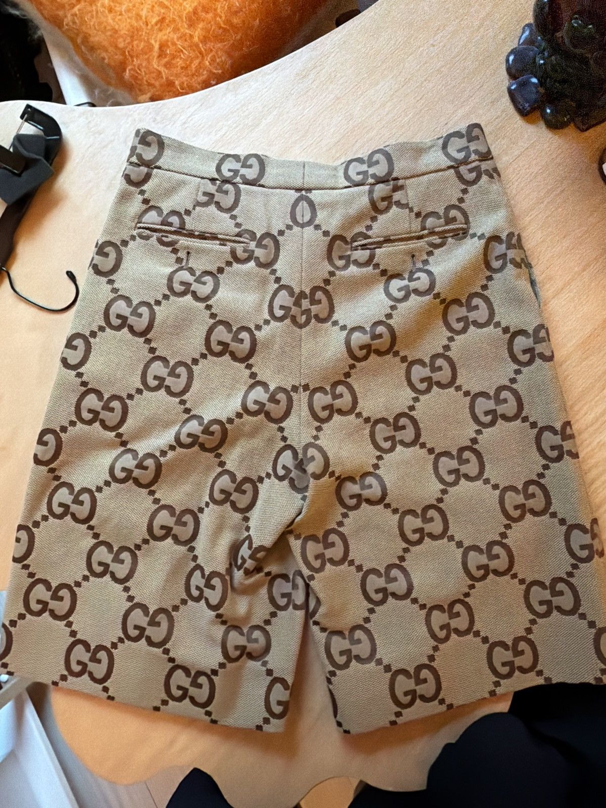 Gucci Gucci Maxi Monogram Shorts Size US 30 / EU 46 - 1 Thumbnail