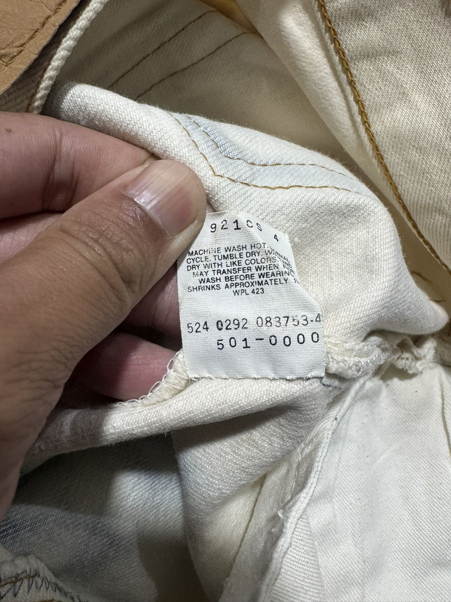 Levi's × Vintage Vintage Levis 501 Rindem 524 Buttonfly Bleach Jeans Size US 30 / EU 46 - 13 Thumbnail
