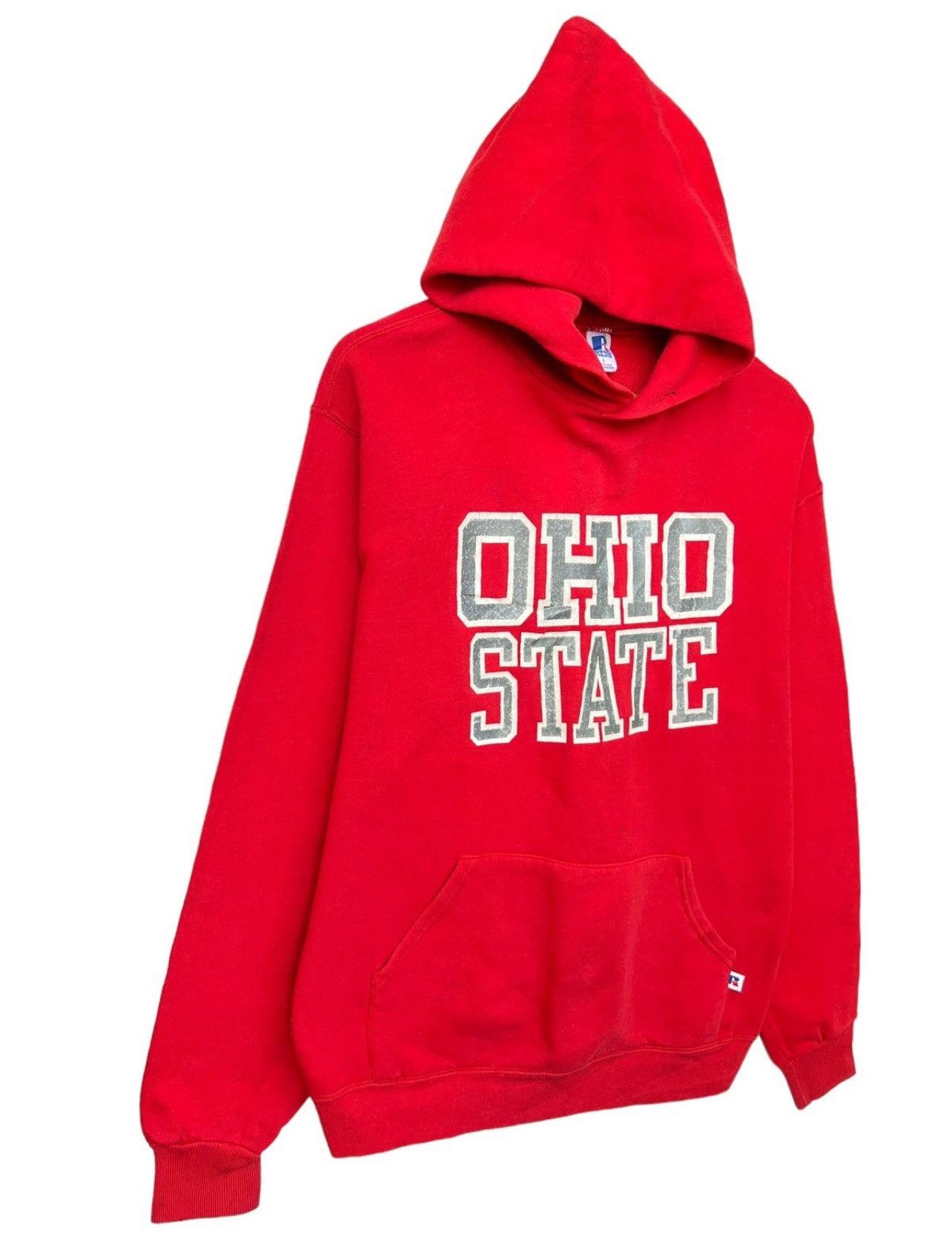 NFL × Russell Athletic × Vintage Vintage 80s Ohio Buckeyes Ohio State Hoodie Russell Hoodie Size US M / EU 48-50 / 2 - 2 Thumbnail