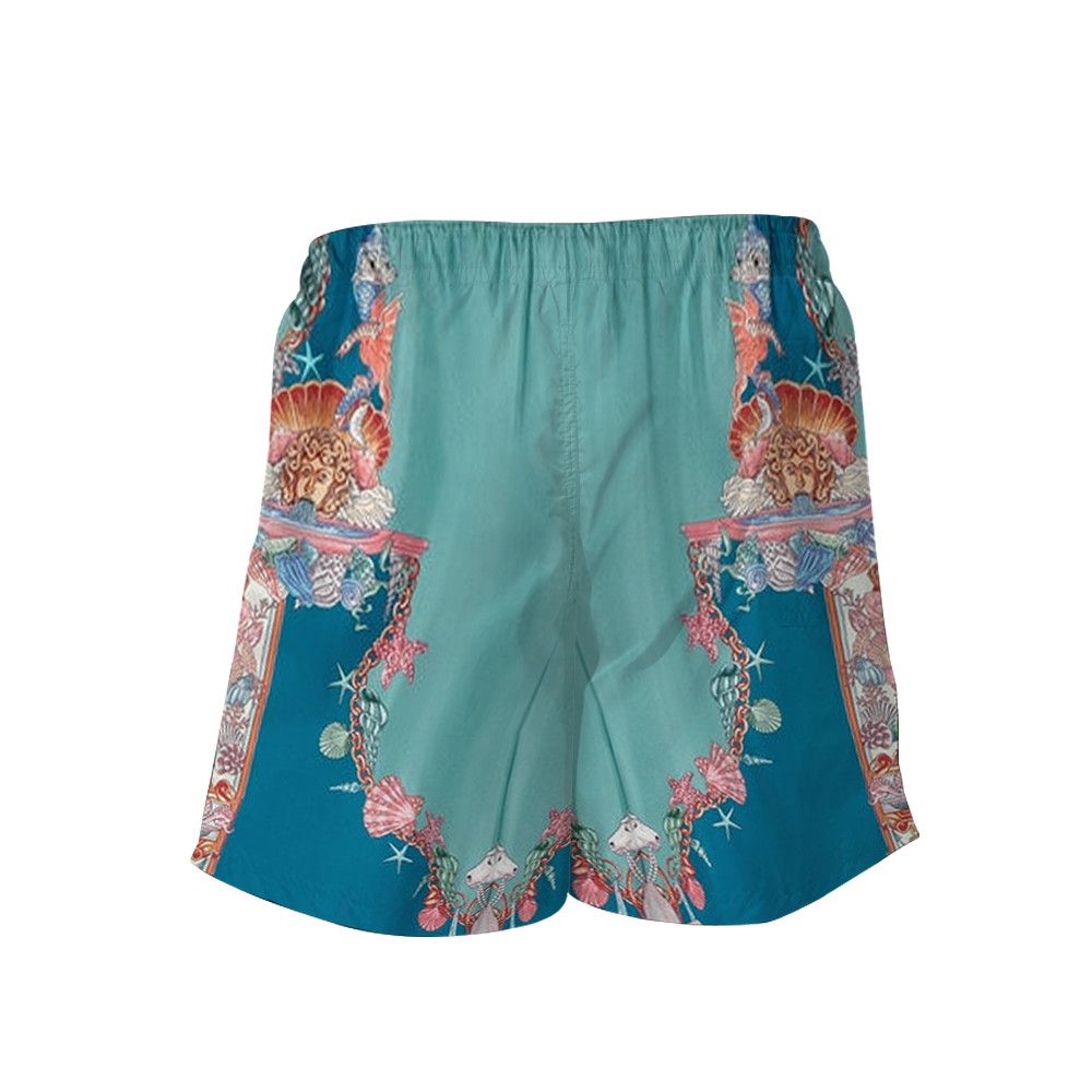 Designer Coral Theatre Shorts – Summer Beach Short for Men Size US 31 - 2 Thumbnail