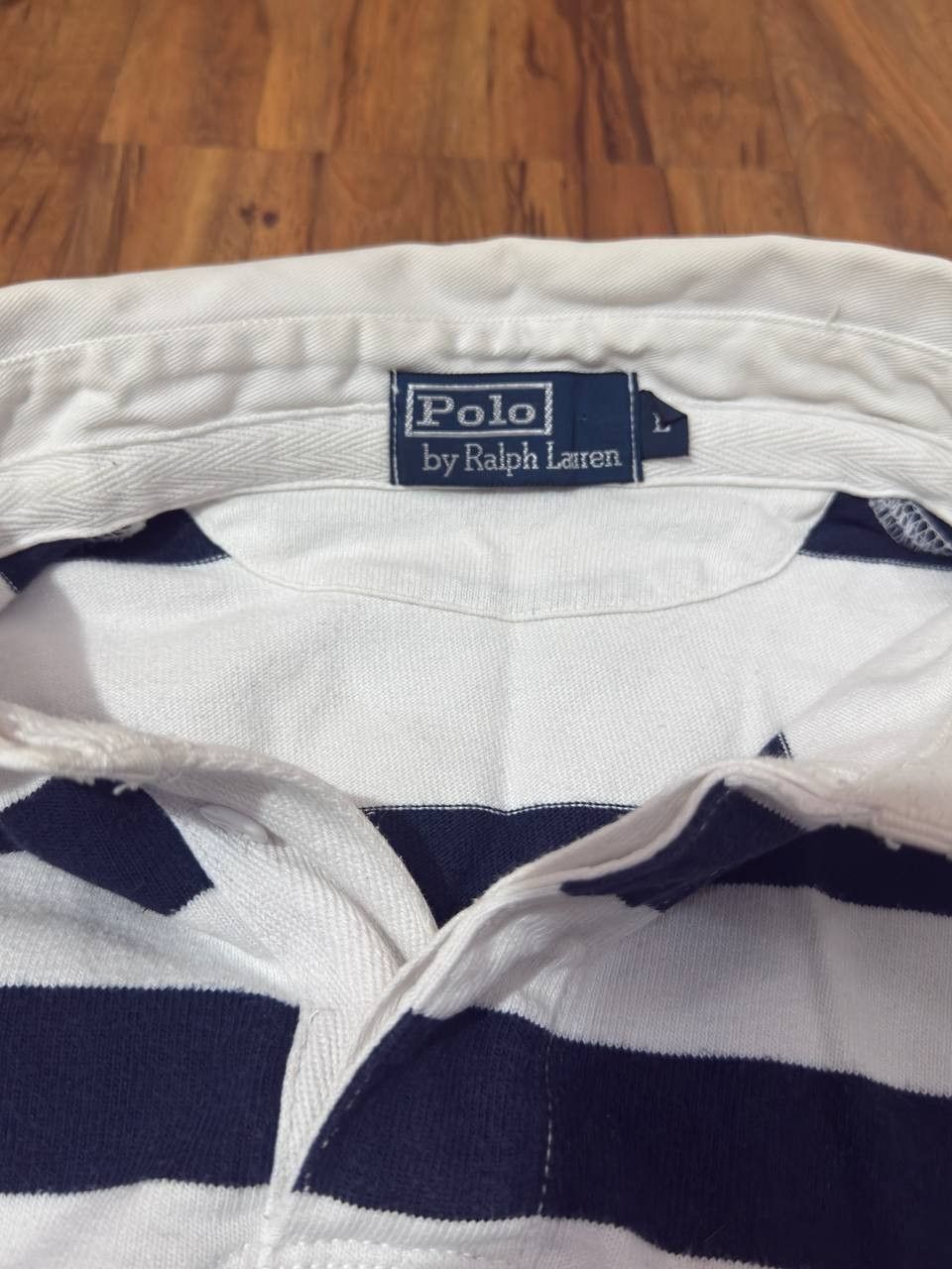 Polo Ralph Lauren × Ralph Lauren 90’s Vintage Polo Ralph Lauren Rugby Longsleeve Size US L / EU 52-54 / 3 - 3 Thumbnail