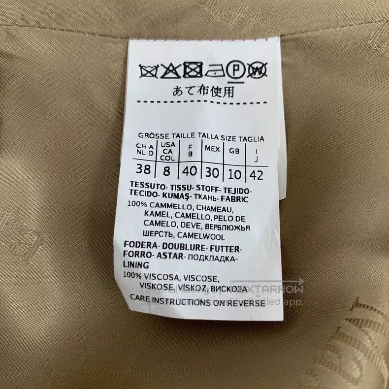 Max Mara Max Mara Brown Camel Hair Collar Long Sleeve Belted Coat Size L / US 10 / IT 46 - 7 Thumbnail