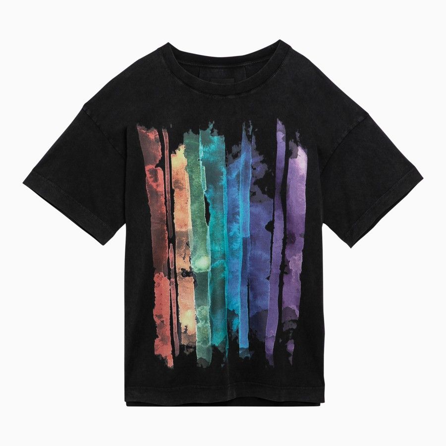 image of Givenchy O1D2Blof0424 T-Shirt In Black, Men's (Size Medium)