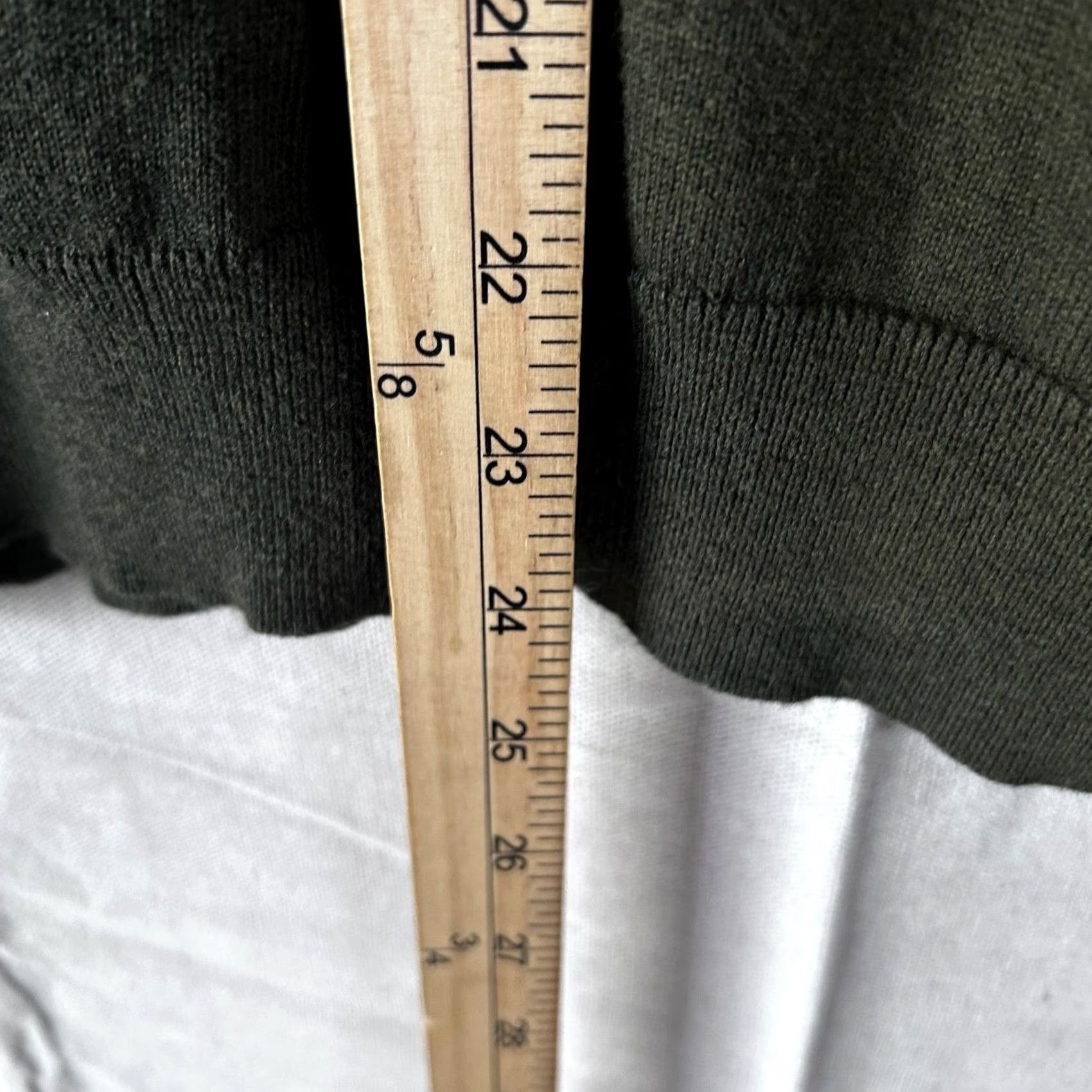 Jos. A. Bank Jos. A. Bank Traveler Men L Olive Green 100% Pima Cotton Quarter Zip Sweater Size US L / EU 52-54 / 3 - 4 Thumbnail