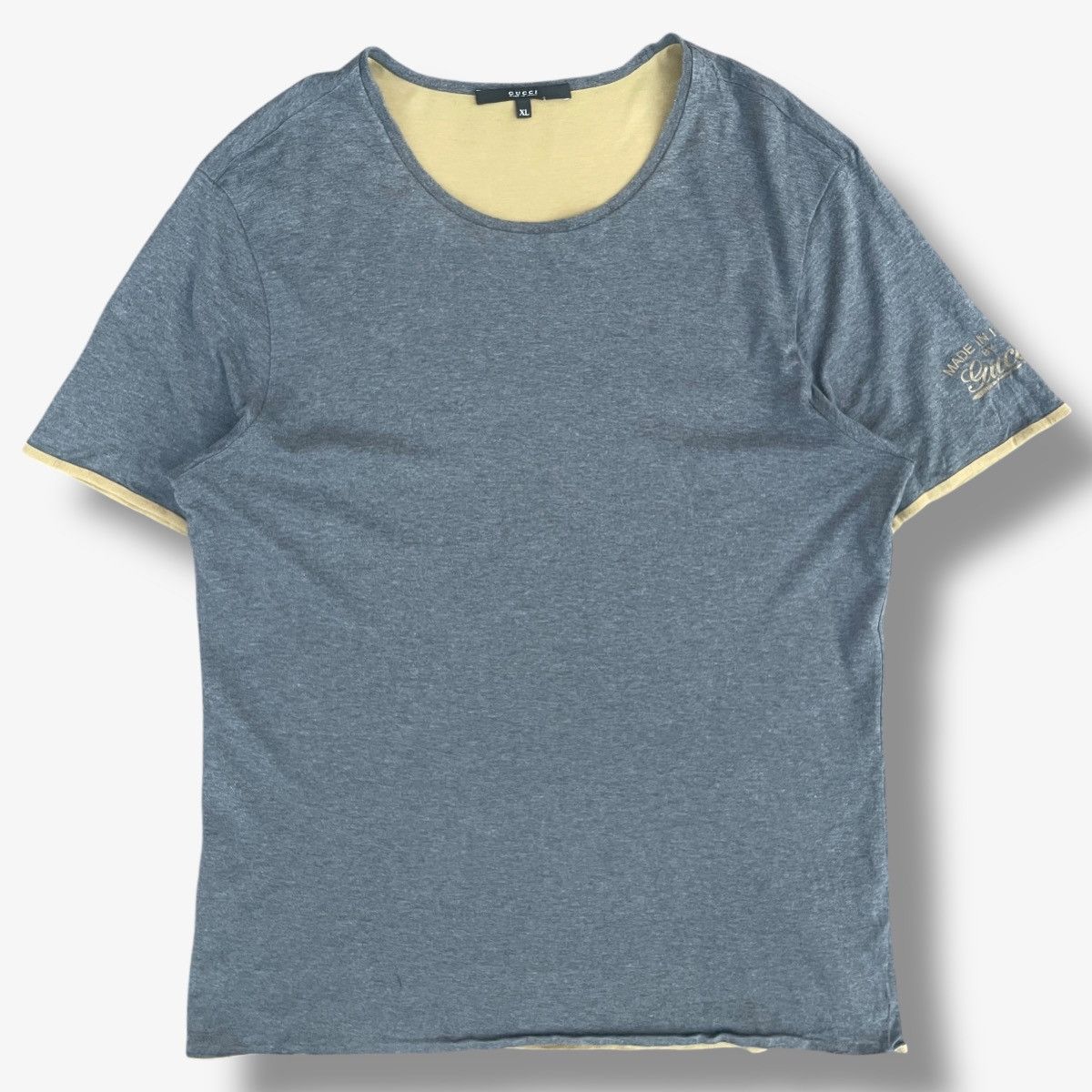 Gucci RARE Gucci Tom Ford Double Layered Shirt in Gray Size US XL / EU 56 / 4 - 1 Thumbnail