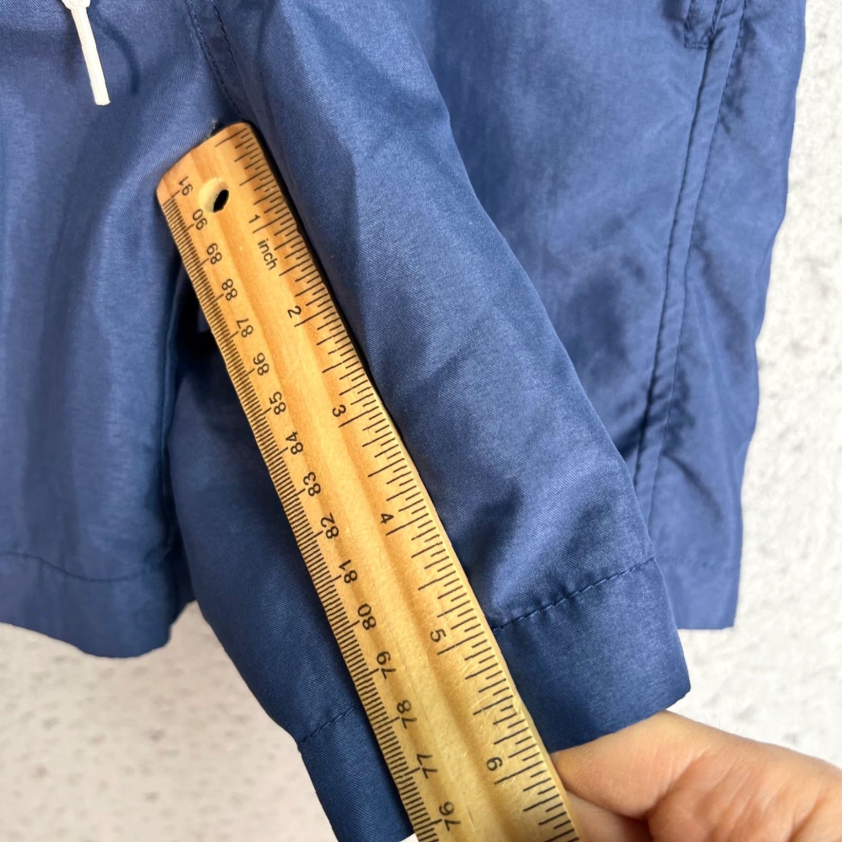 Vintage Trunks Surf & Swim Co. Blue Swim Shorts W/ Drawstring & Lining Mens Size Small Size US 29 - 7 Thumbnail