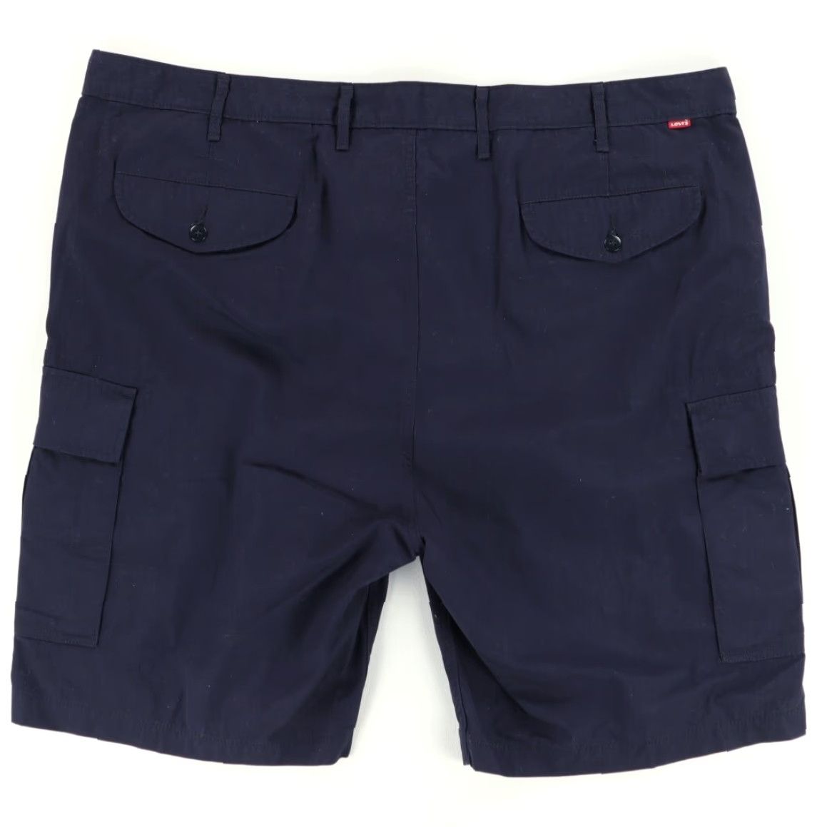 Vintage Levis Cotton Ripstop Cargo Shorts Navy Blue Men's 46 Size US 30 / EU 46 - 4 Thumbnail