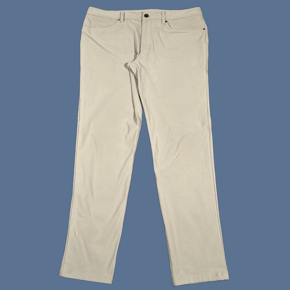 Lululemon Lululemon Pants Mens 34 Khaki Slim 5-Pocket Stretch Golf Travel Performance Size US 34 / EU 50 - 1 Thumbnail