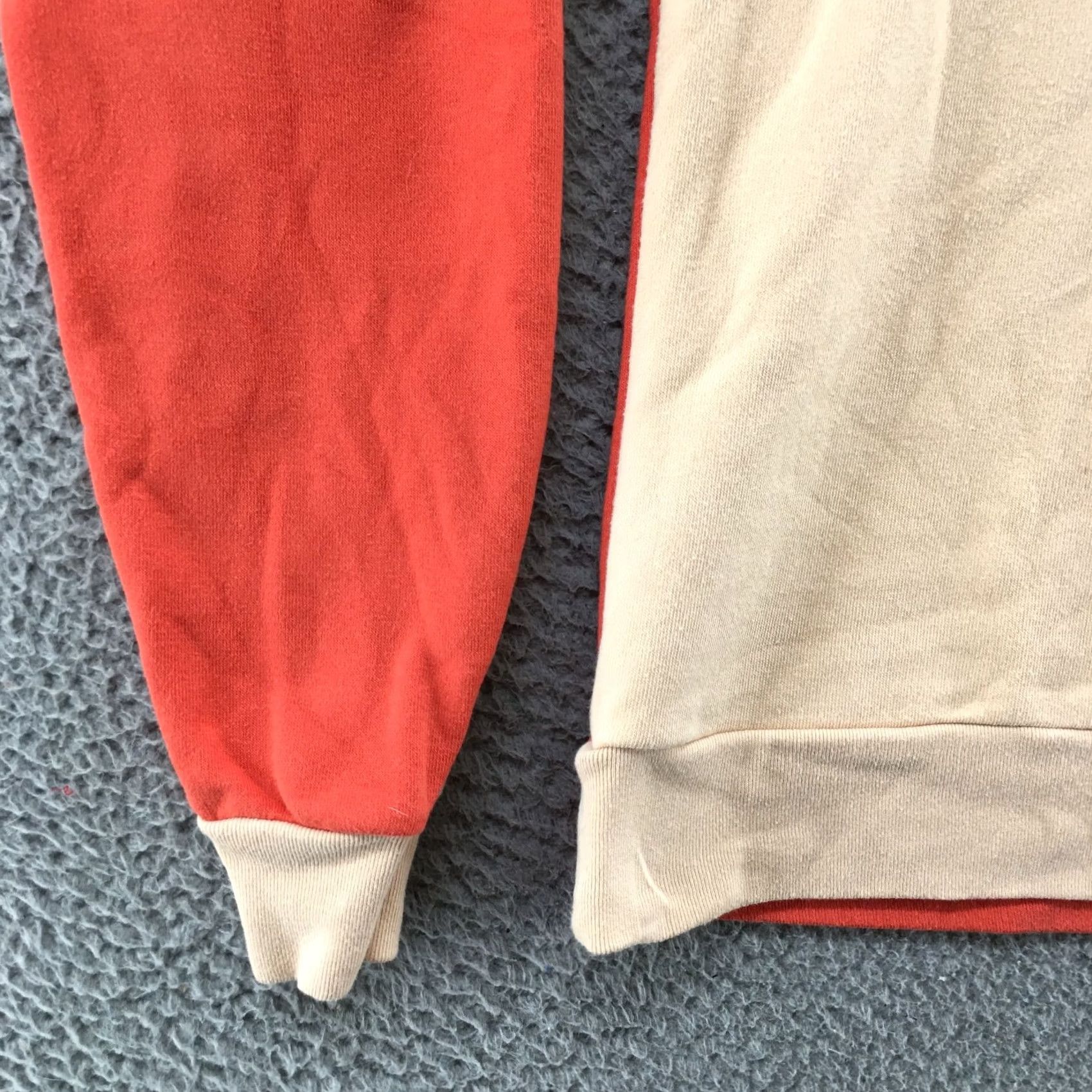 BKE BKE Hoodie Womens XS Red Orange Cotton Hooded Long Sleeve Pullover Shirt Mens Womens Girl Boy Size XS / US 0-2 / IT 36-38 - 6 Thumbnail