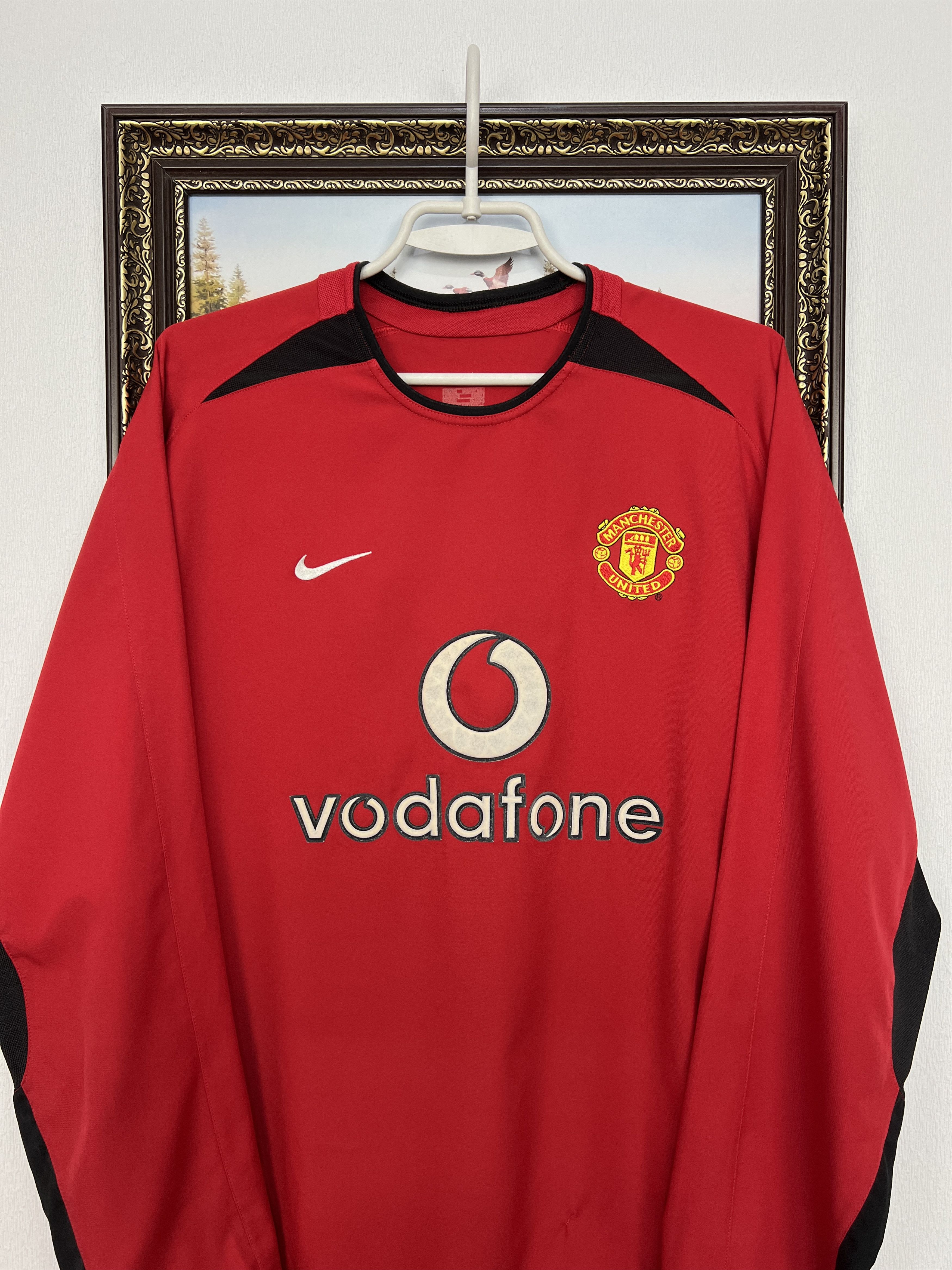 Nike Manchester United Home football shirt 2002 Nike Long Sleeve Size US M / EU 48-50 / 2 - 2 Thumbnail