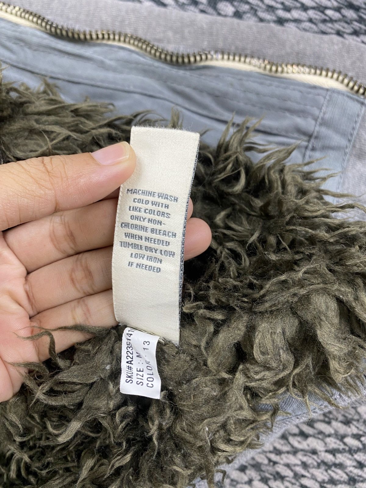 Abercrombie & Fitch Vintage Abercrombie & Fitch Wolf Jaw Sherpa Hooded Jacket Size US M / EU 48-50 / 2 - 10 Thumbnail