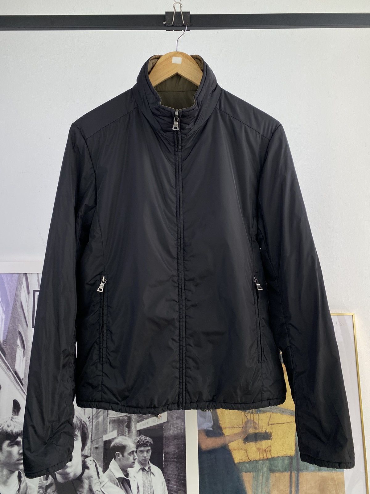 Prada 2010's Prada Sport Reversible Nylon Blouson Zipper Jacket