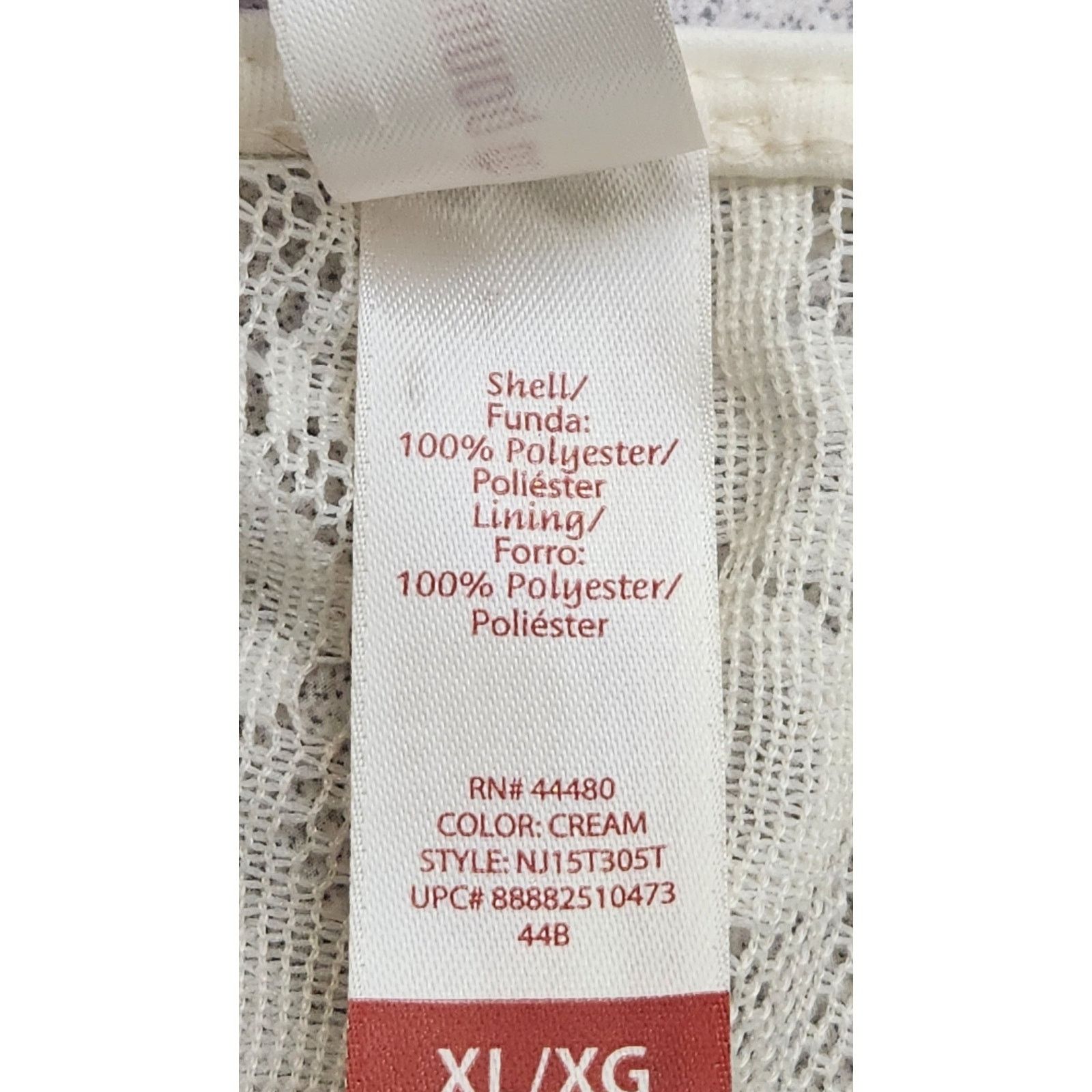 Other No boundaries Cream Lace Overlay Mini Dress XL 15 17 NWT Size XL / US 12-14 / IT 48-50 - 6 Thumbnail