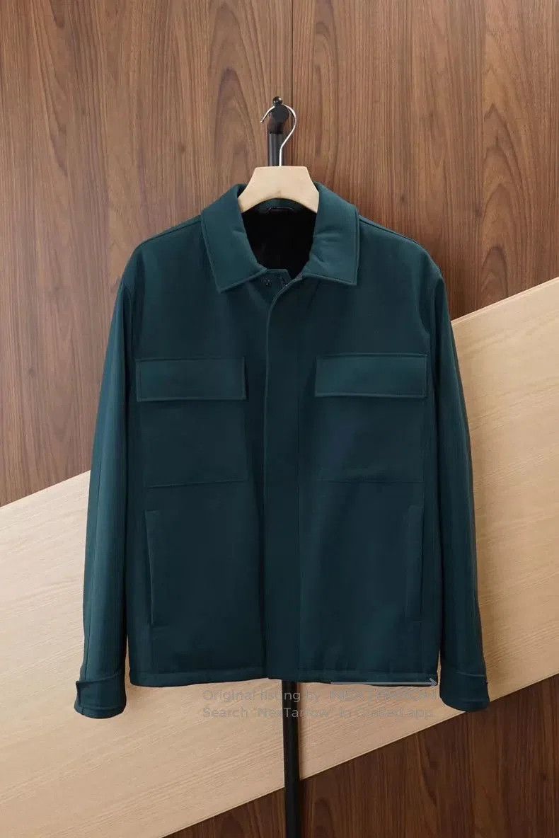 Loro Piana Men's Fur Lined Wool Jacket.