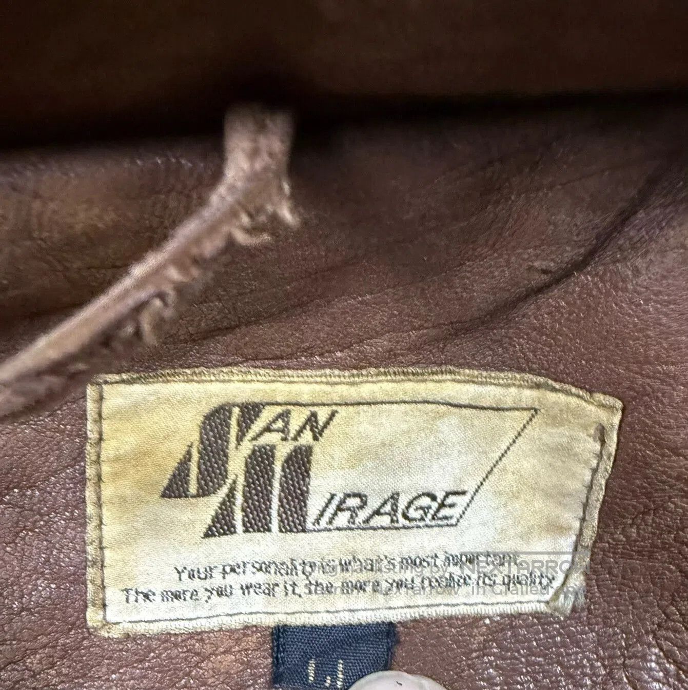 Other AN+IRAGE Brown Leather Jacket. Size US XXL / EU 58 / 5 - 4 Thumbnail