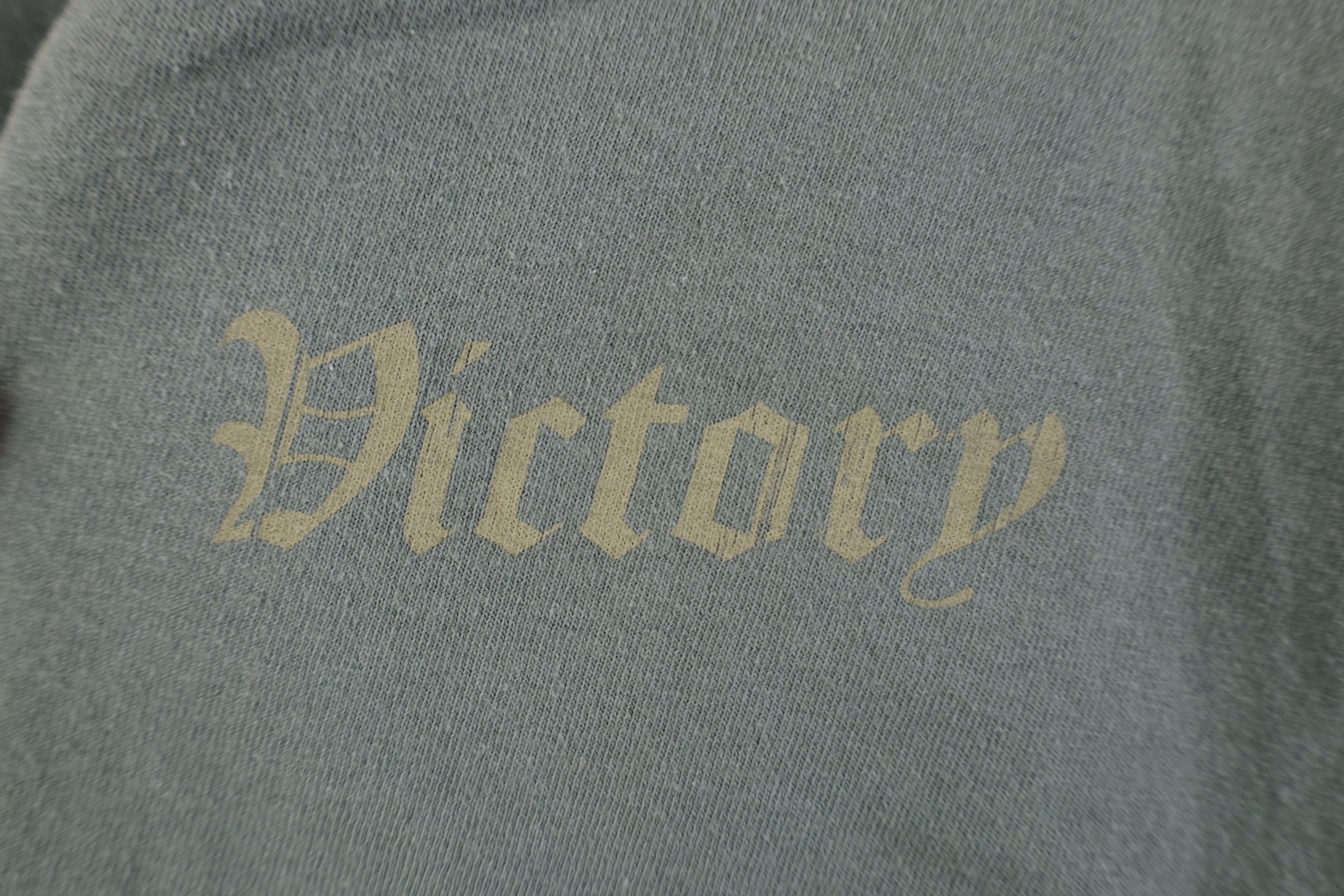 Vintage Vintage Victory Motorcycle Spell Out Skull Military T-Shirt Size US L / EU 52-54 / 3 - 4 Thumbnail