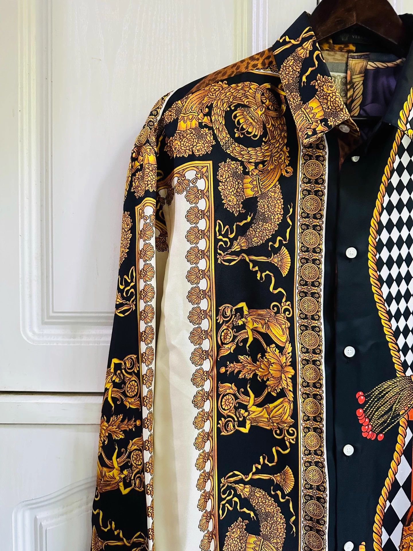 Versace Versace Mainline Runway Limited Silk Shirt Size US XS / EU 42 / 0 - 4 Thumbnail