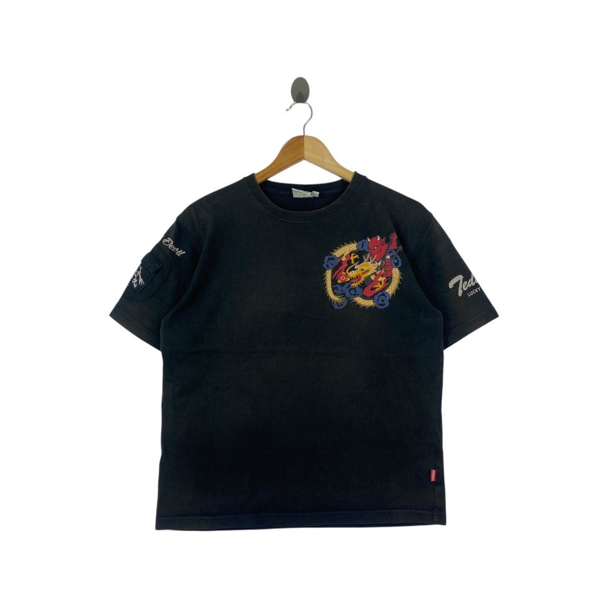 Tedman Vintage Ted Company Tee Shirt Sukajan Souvenir Japan Dragon Size US L / EU 52-54 / 3 - 1 Thumbnail