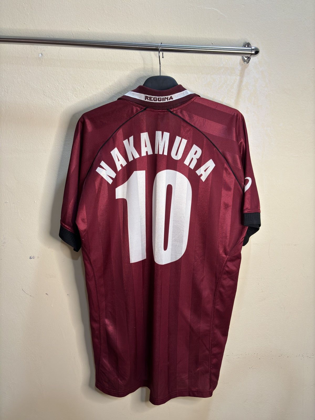 Asics Vintage Reggina 02/03 Home kit Nakamura Size US L / EU 52-54 / 3 - 2 Thumbnail