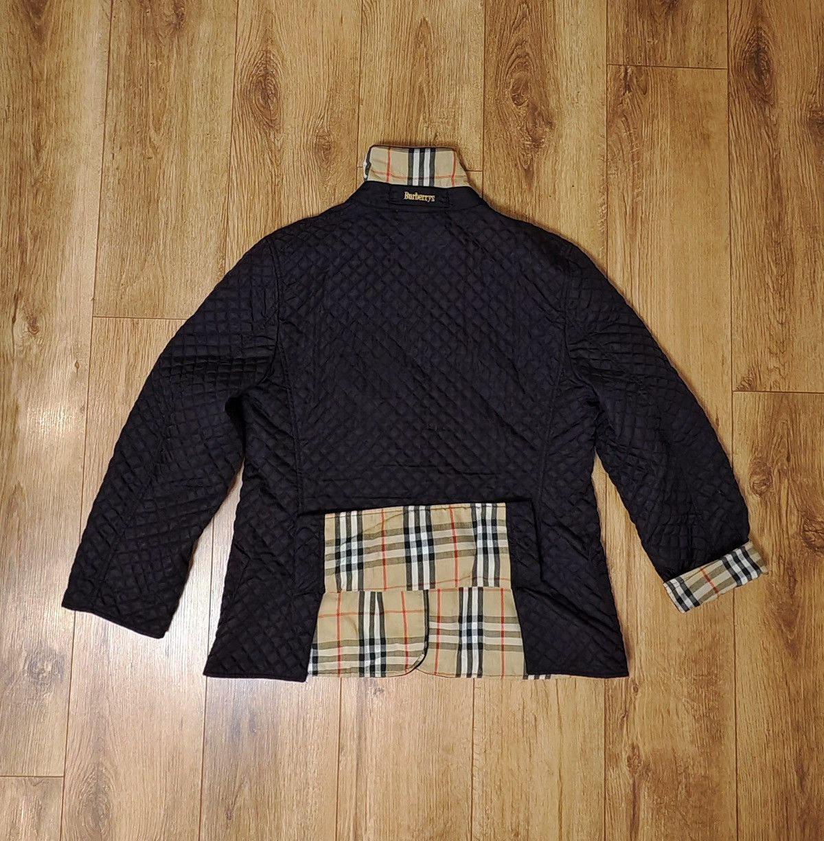 Burberry Burberrys Women Vintage Blue Nova Check Quilt Coat Size M-L Size M / US 6-8 / IT 42-44 - 5 Thumbnail