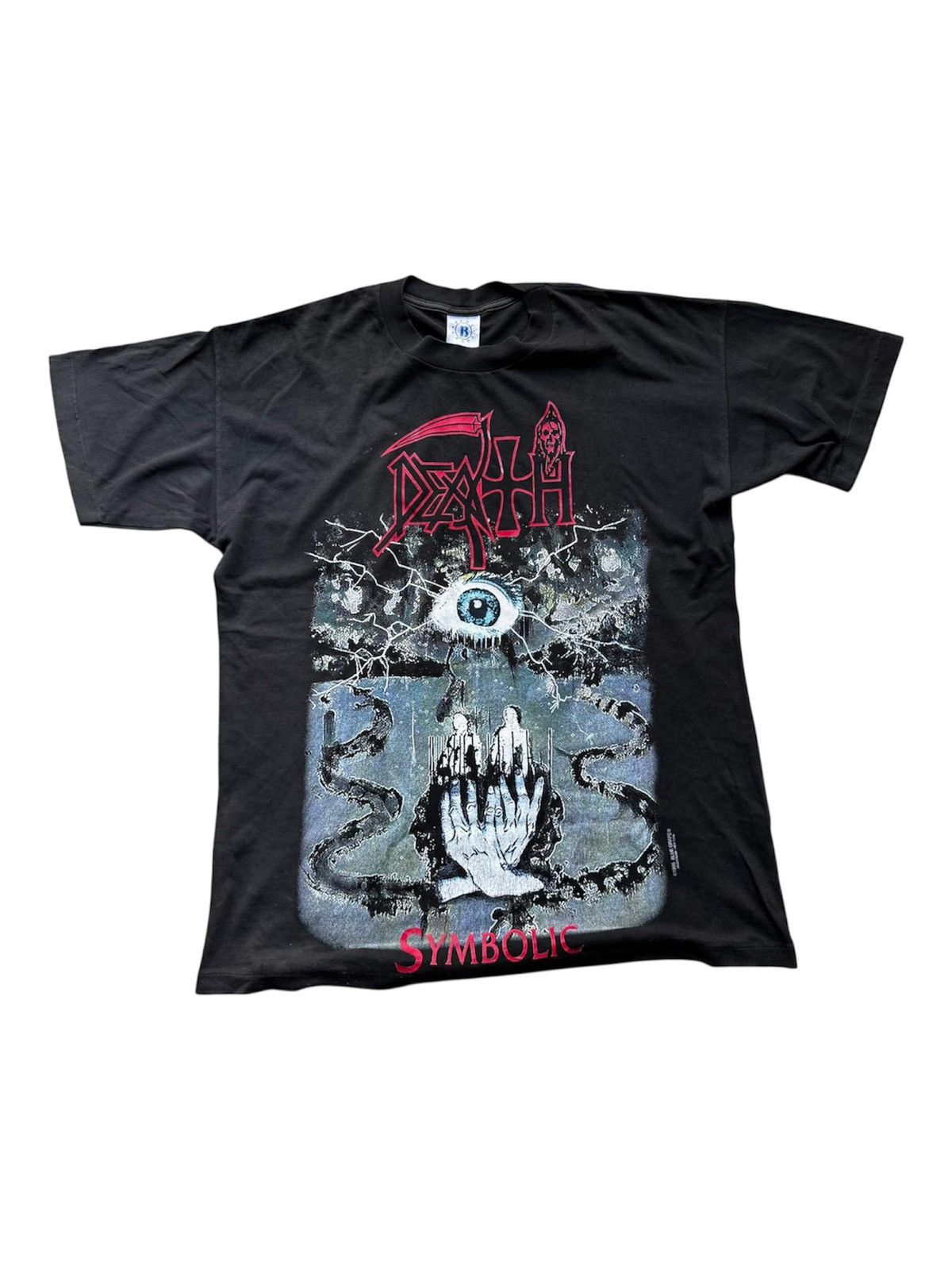 Band Tees Vintage 90s Death Band Symbolic Tee Size US L / EU 52-54 / 3 - 1 Thumbnail