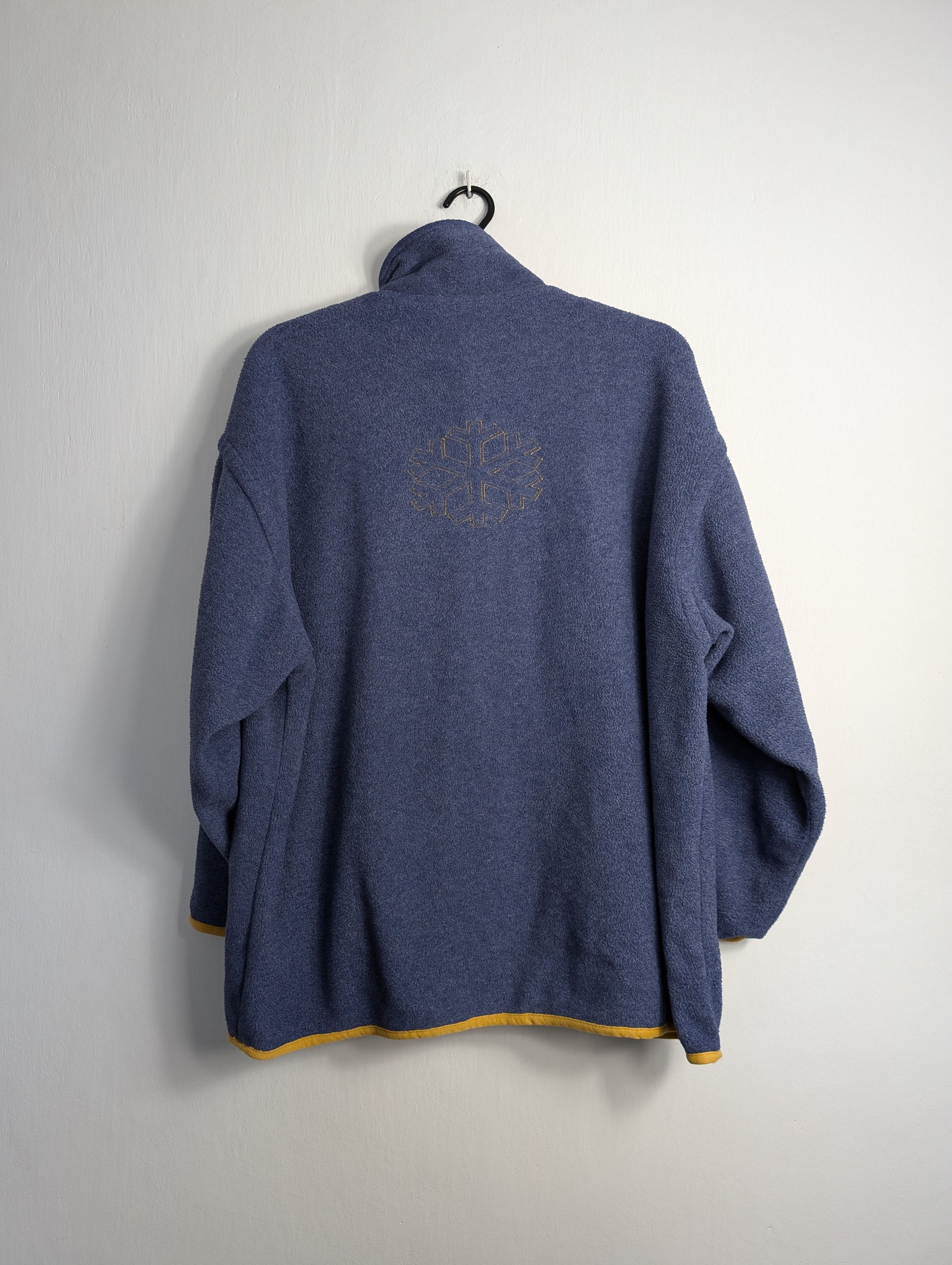 Adidas Vintage 90s Fleece Quarter Zip Gorpcore Boxy Retro